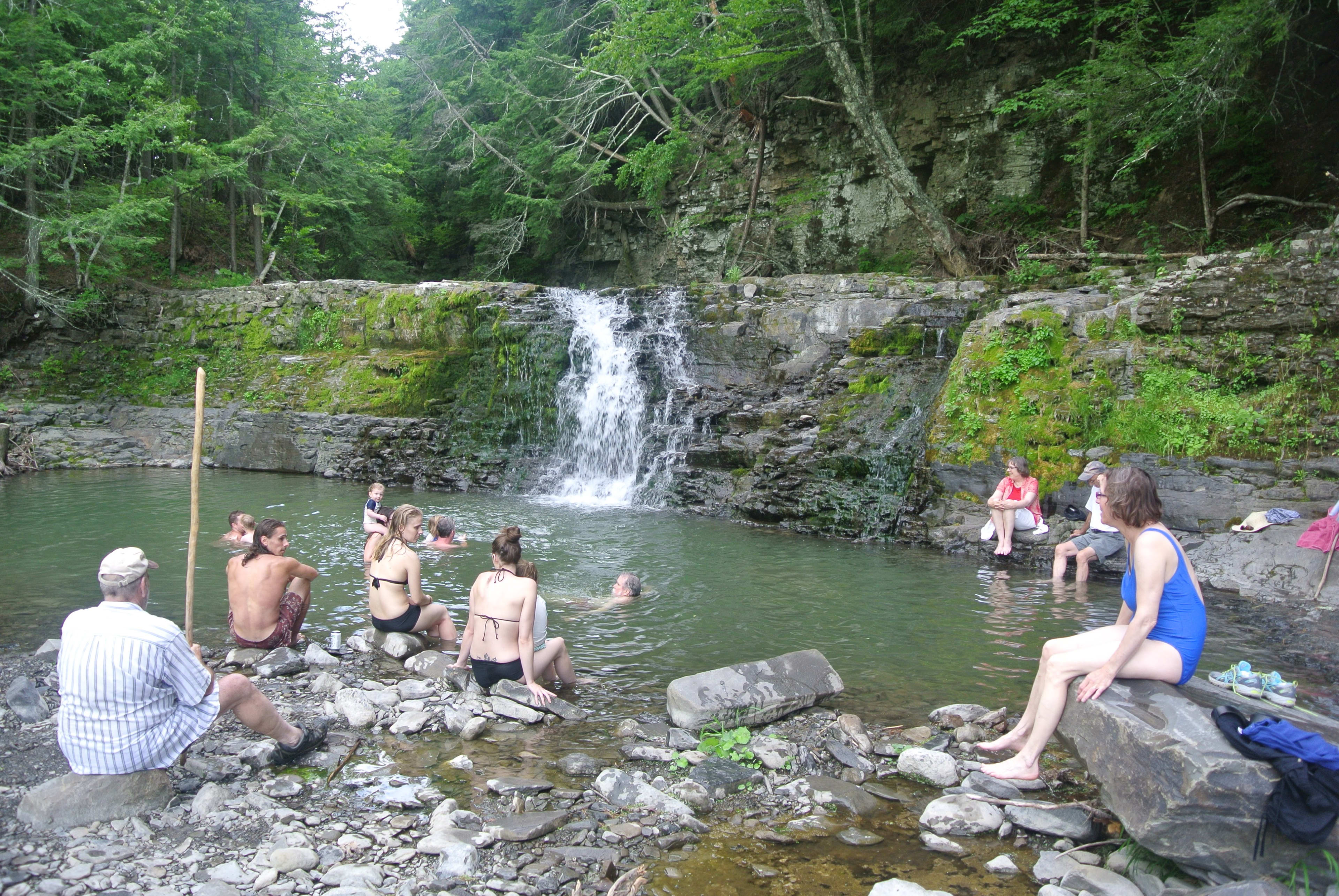 Waterfall Swimming Hole - 20 minute hike from this site.