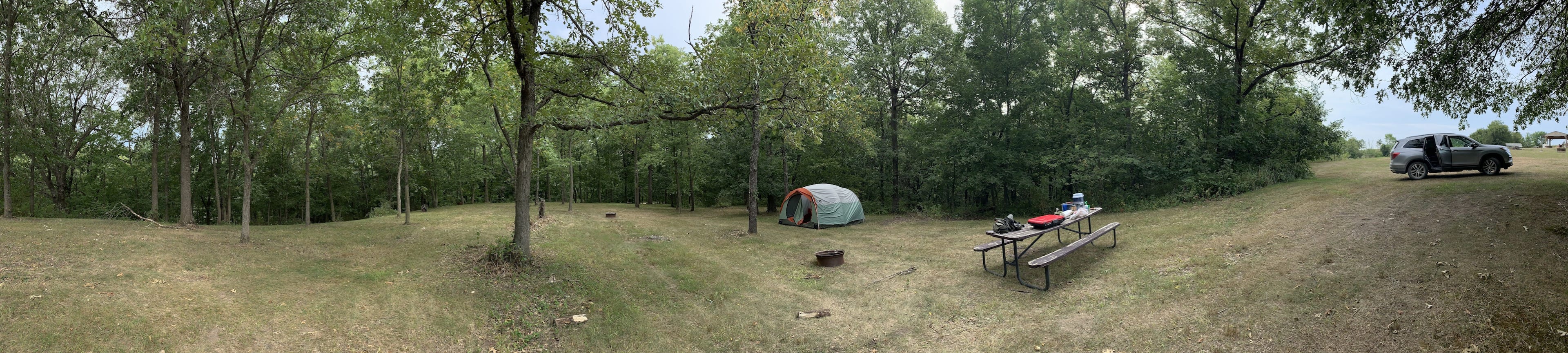 Rustic Tent camping