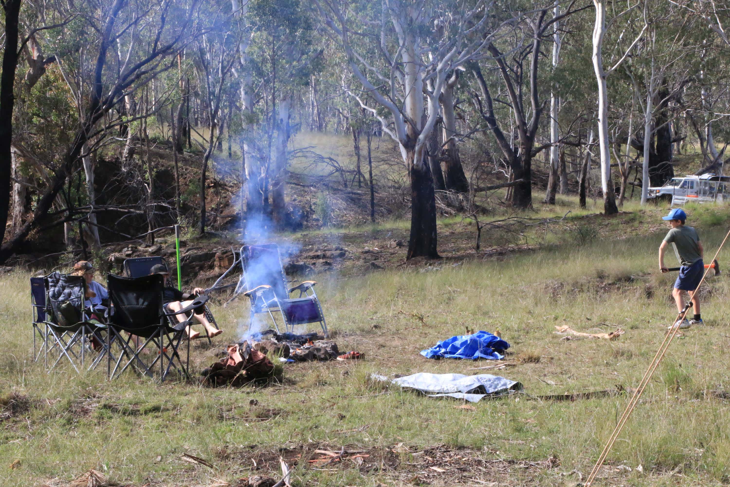 Camping at Gully site 1