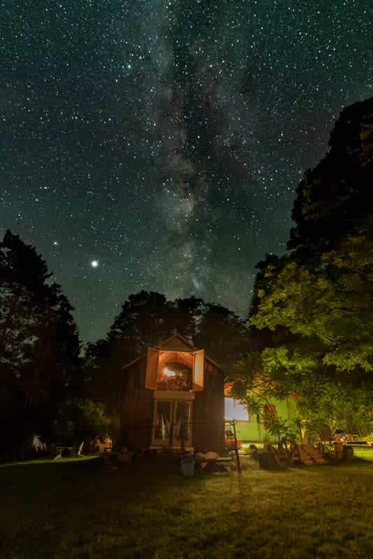 Olga Farm at Night. Photo by Robert Smith
