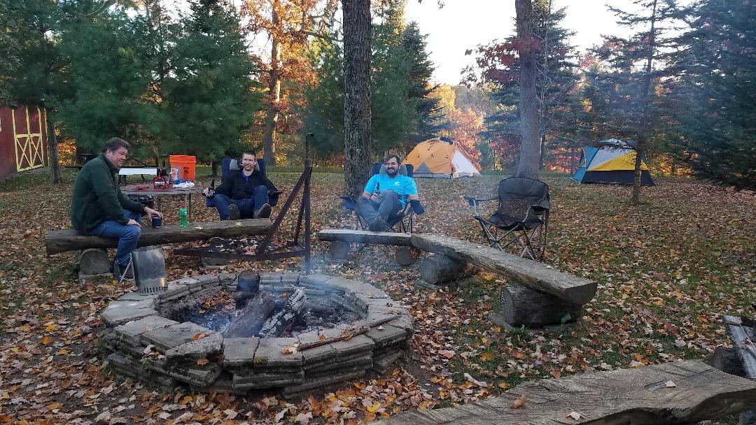 The Community Fire pit allows for you to kick back and enjoy.