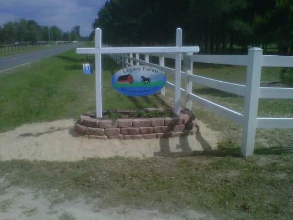 This is our farm entrance