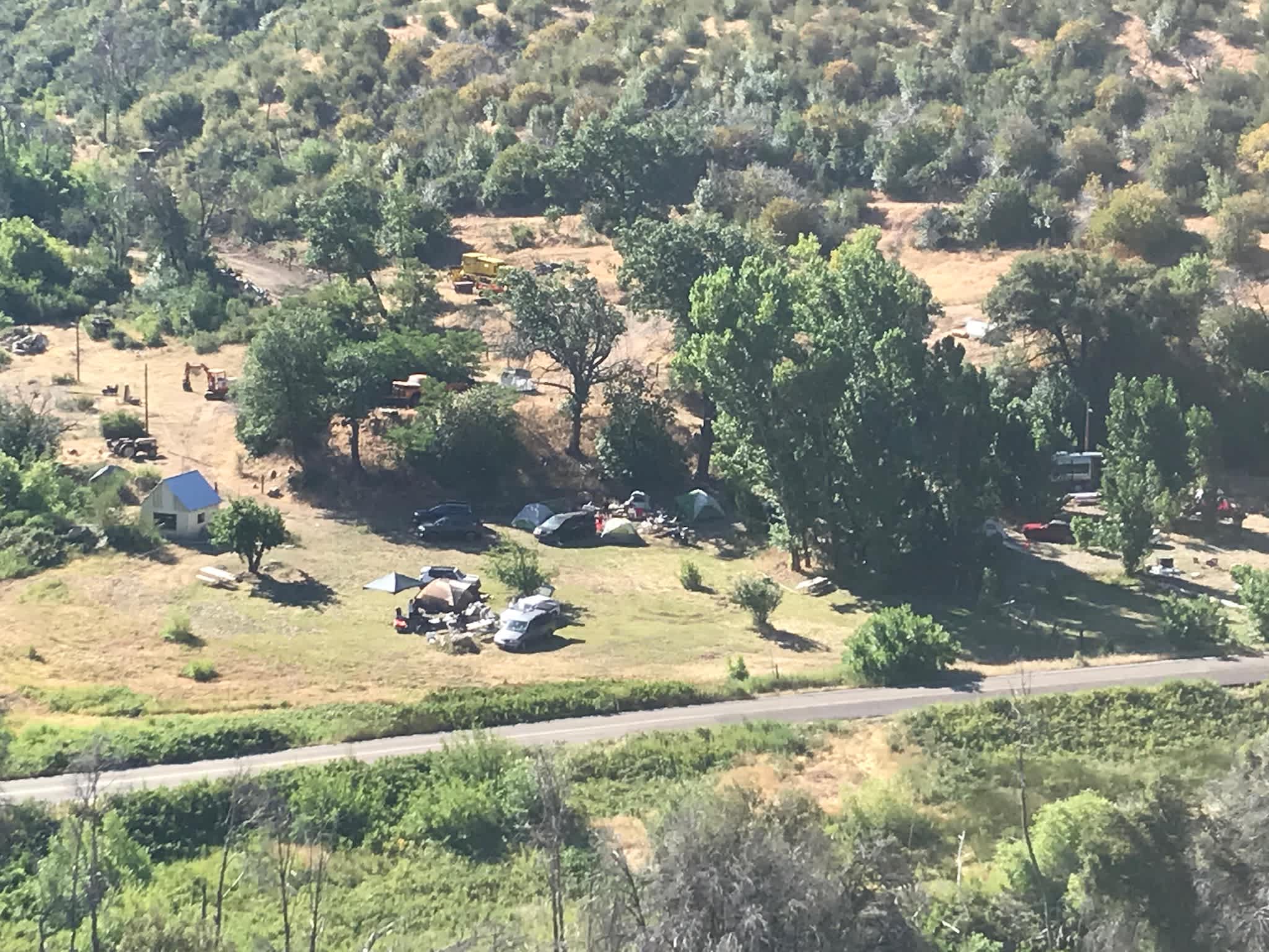 Group camping area 