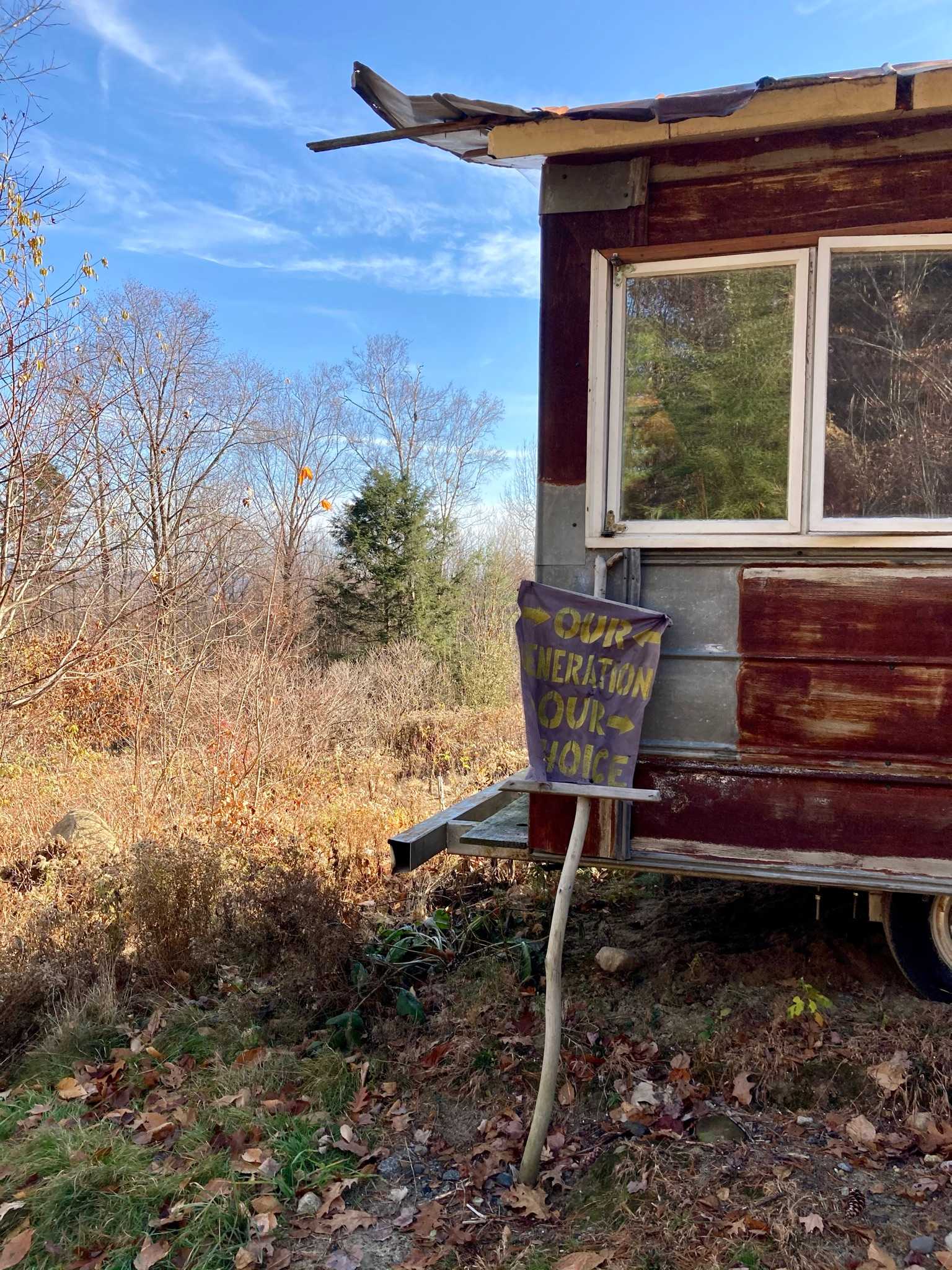 Detail of tiny house.