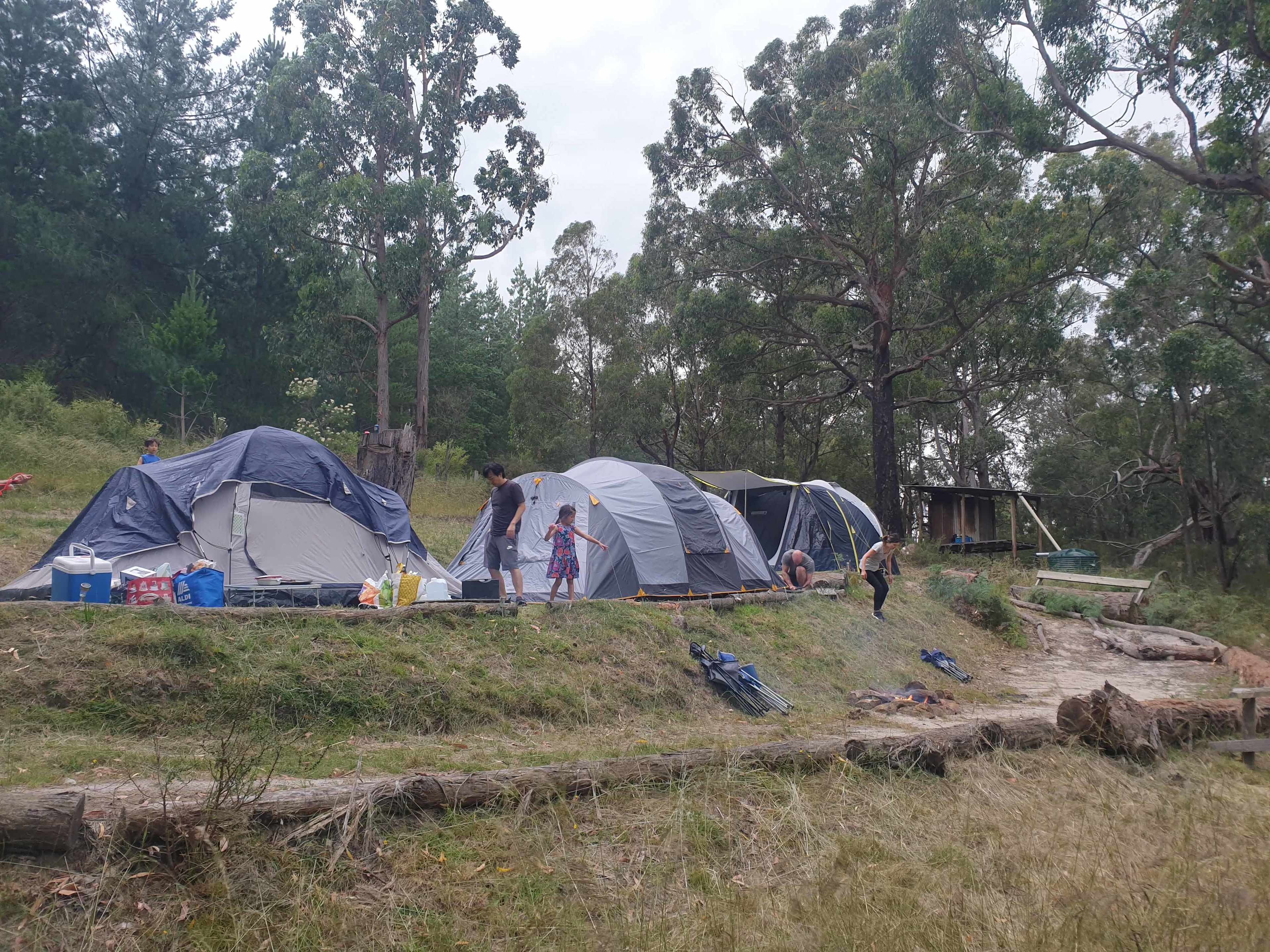 Six person tent with annexe fits to site 1