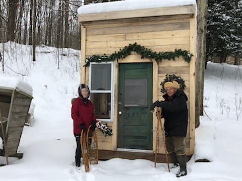 Cozy Snow Cabin