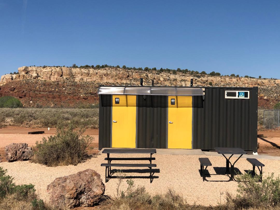 Modern restrooms - cool actually!