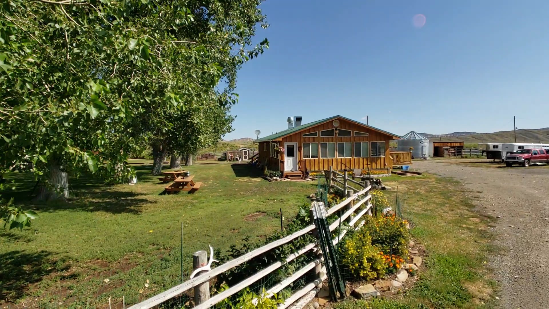Front view of the Ranch