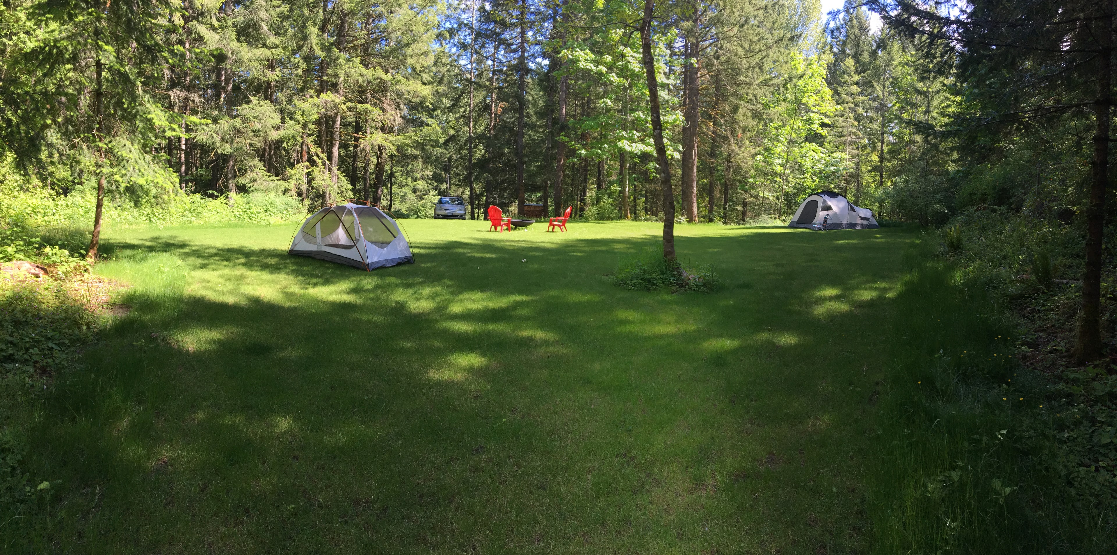  View of campsite from northwest corner.
