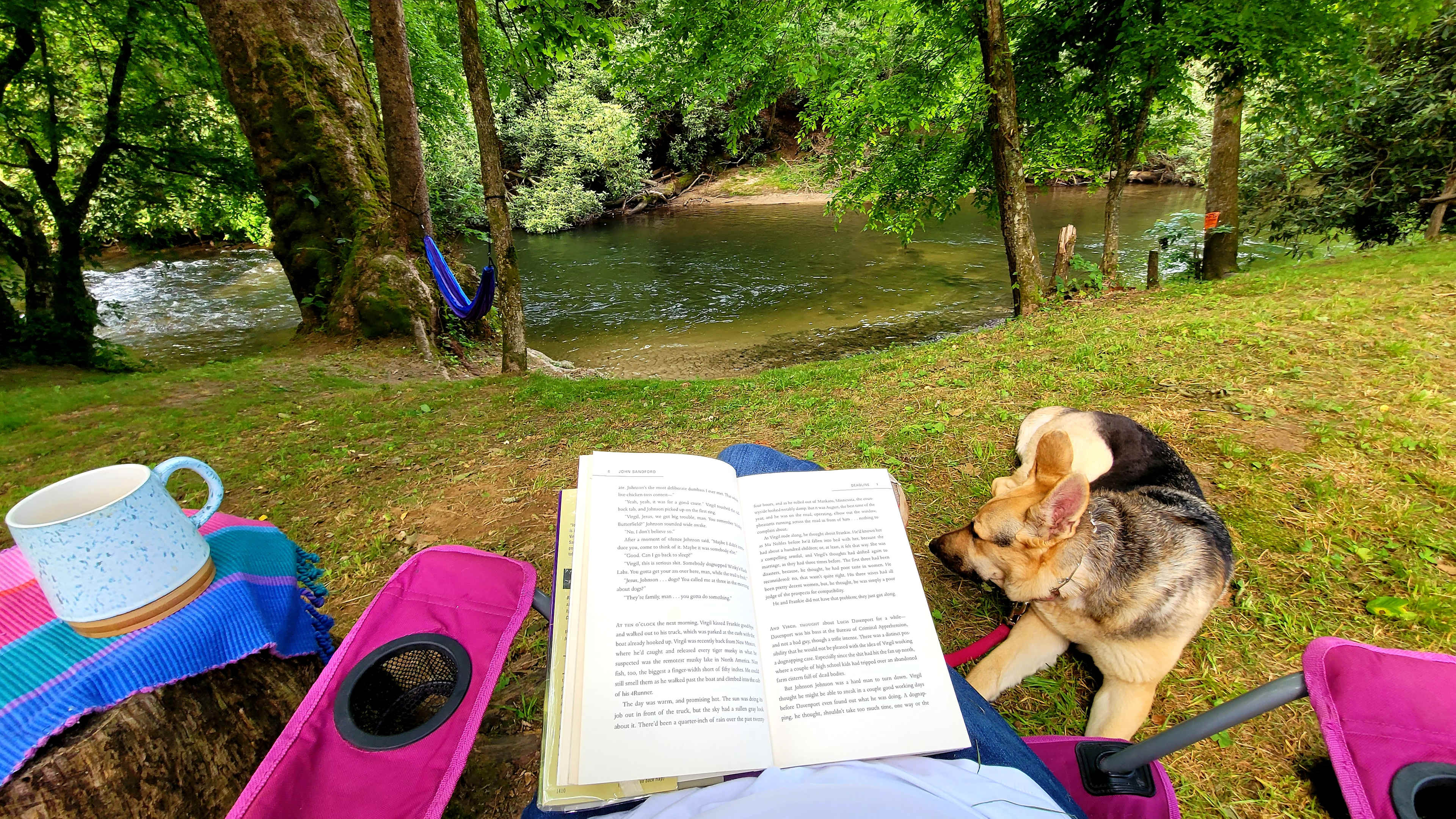 Riverside Camping on the Farm