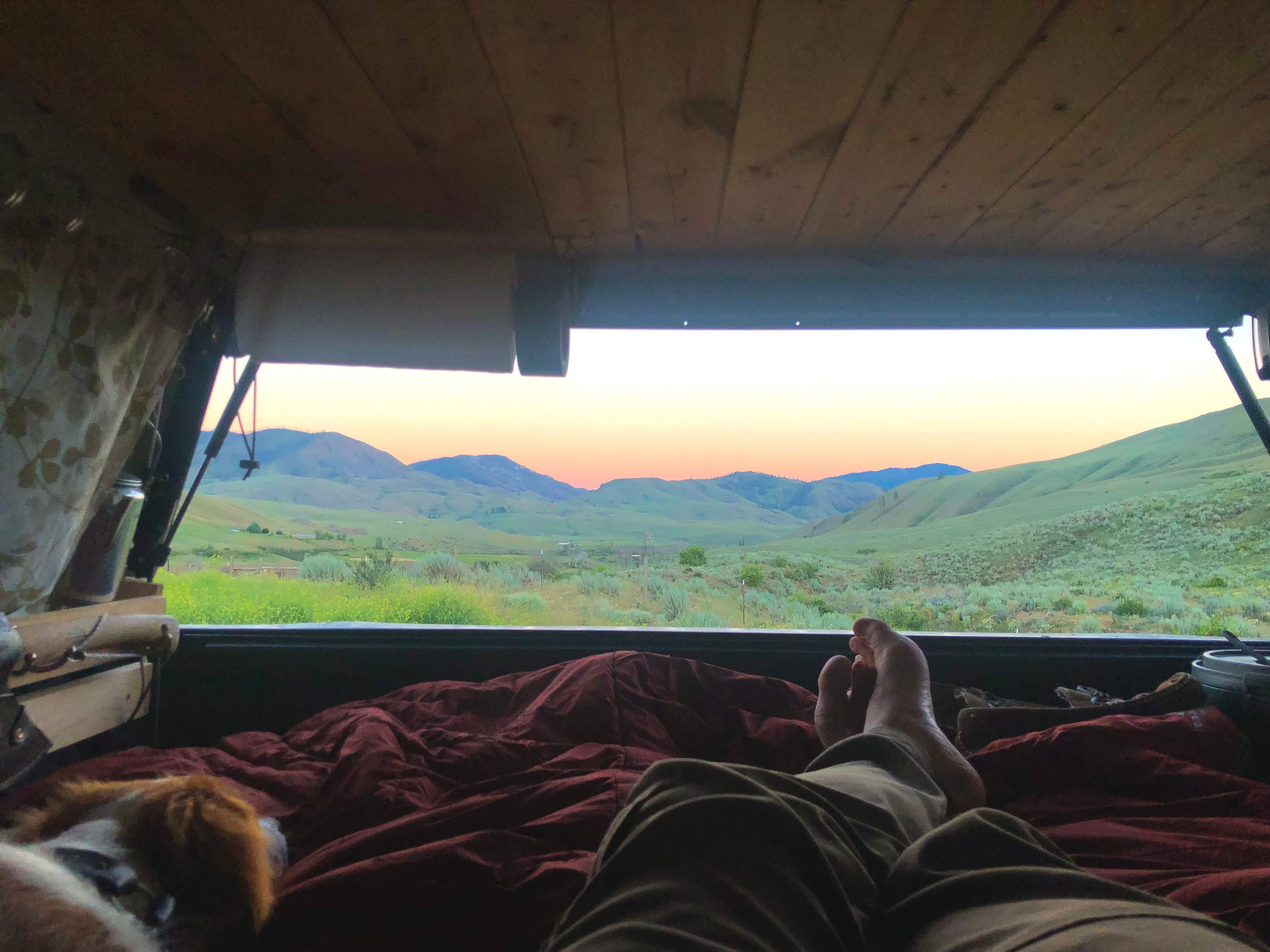 Secluded Hillside Camp