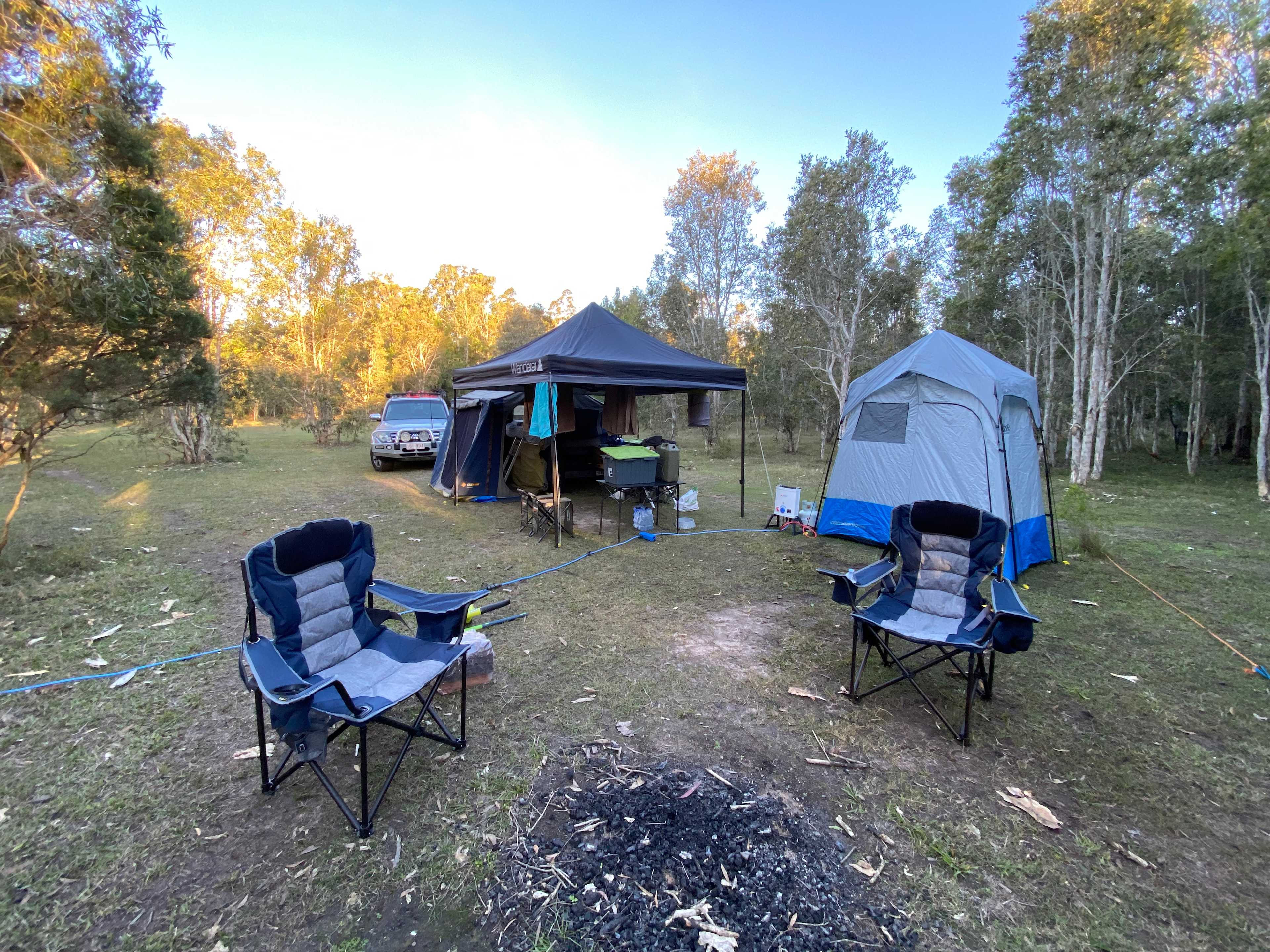 All setup, ready for the weekend. 