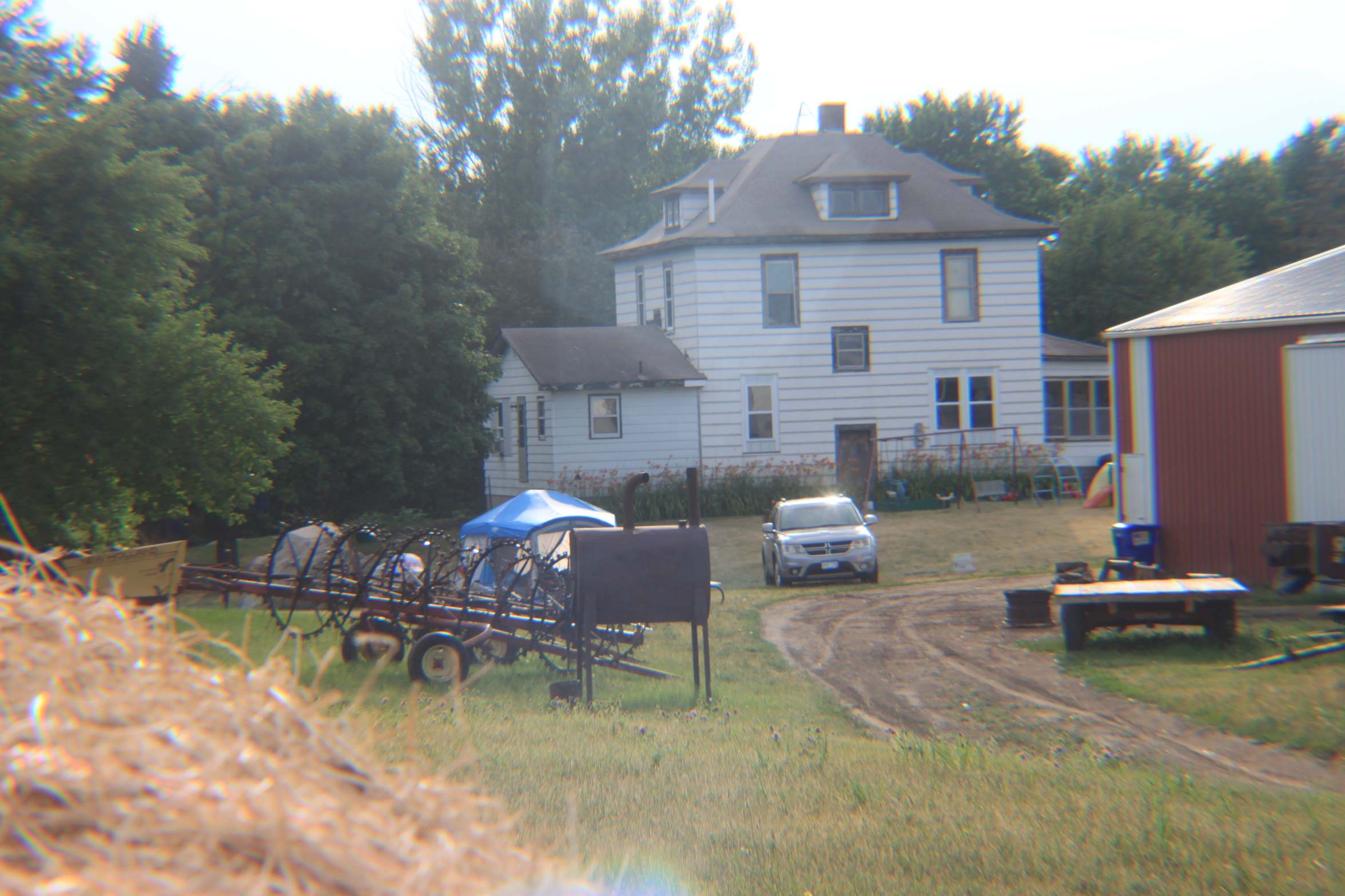 The view of our campsite, which was bigger than the picture displays.