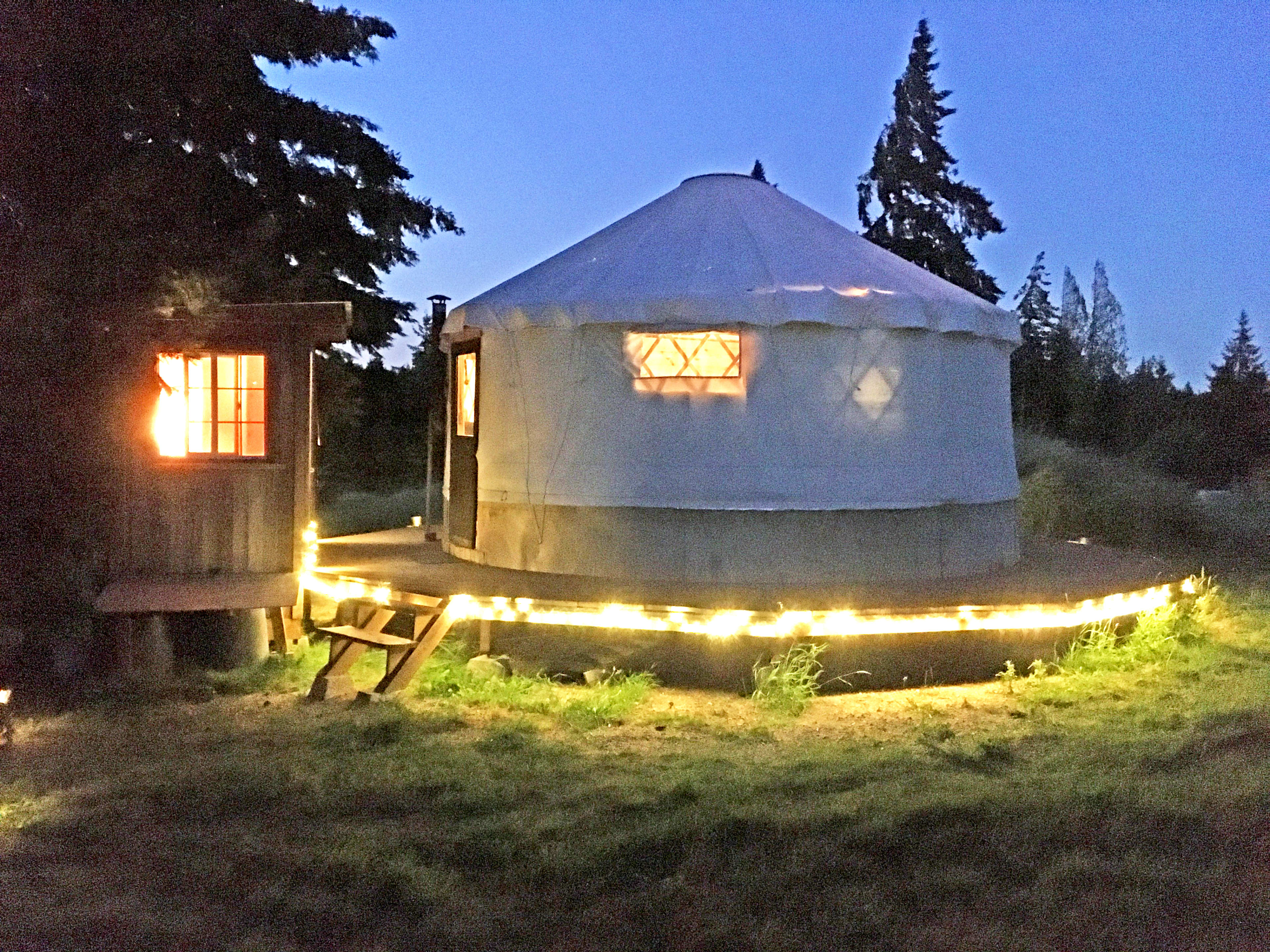 Yurt in the country