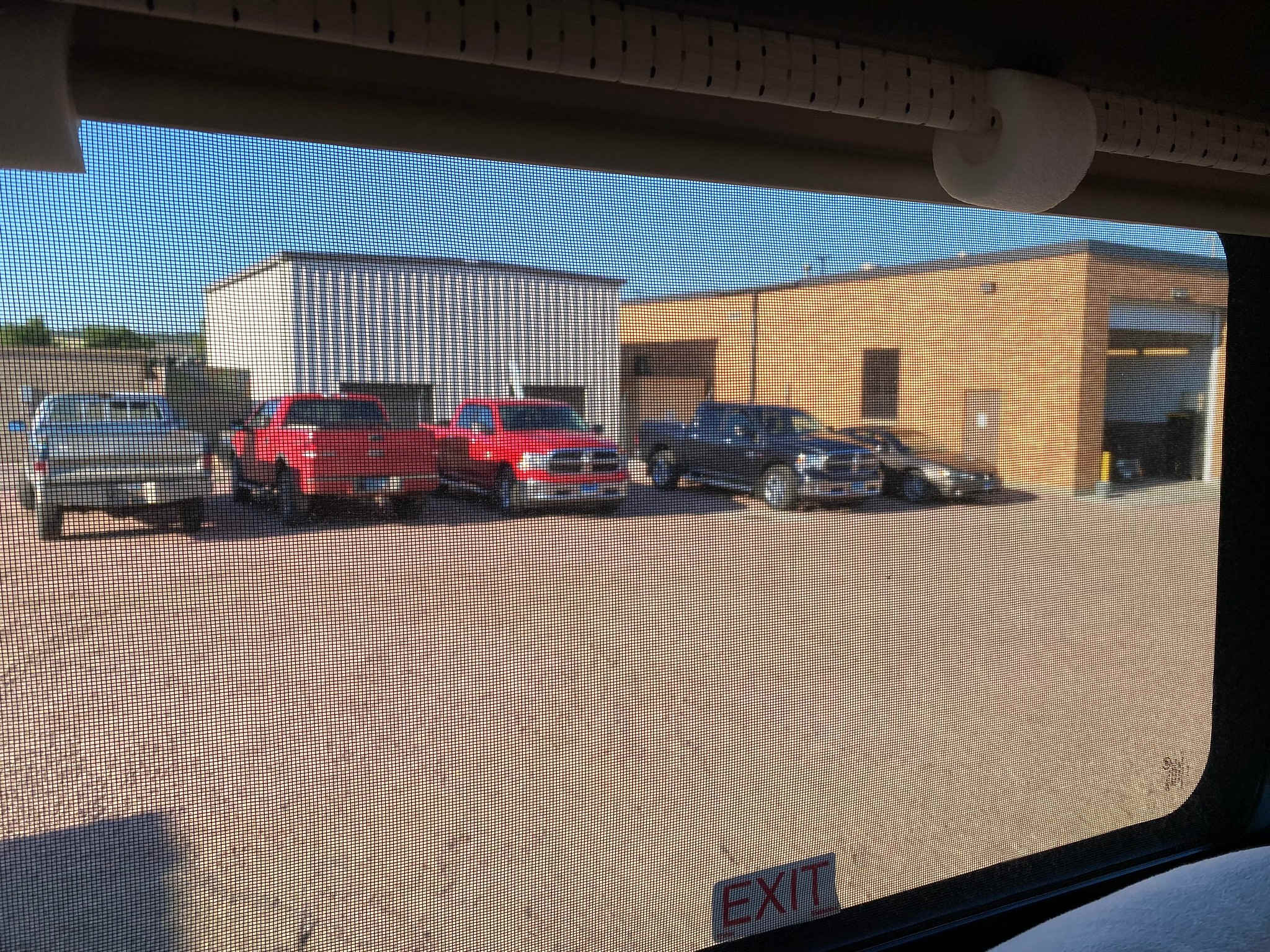 The National Guard facility is on the other side. 