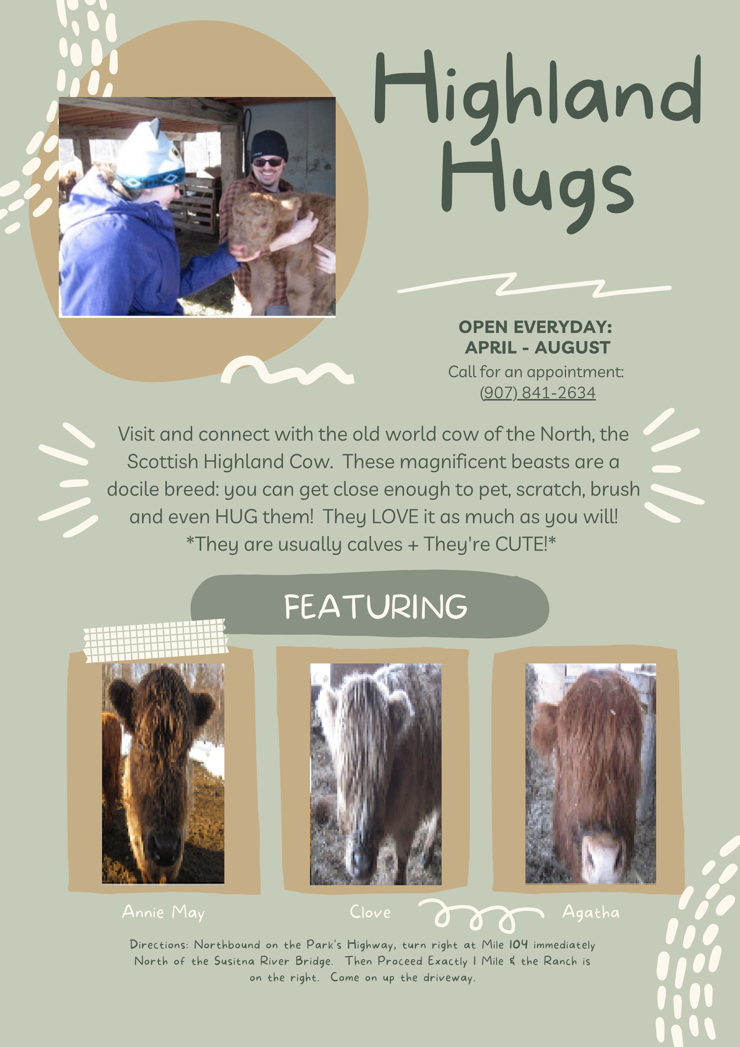 Highland Hugs Cow Camping