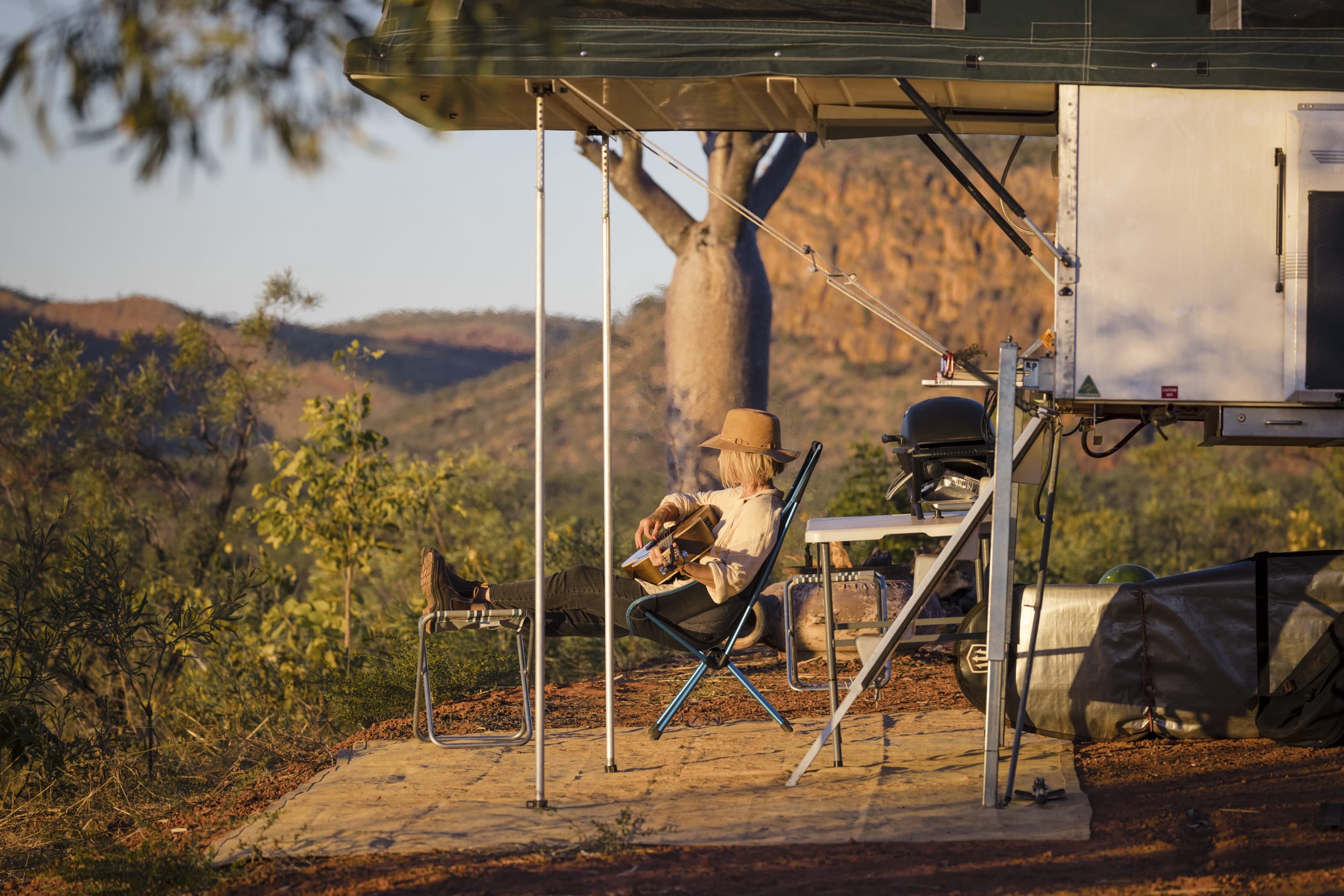 This was the most private campsite we found after seven weeks of travelling