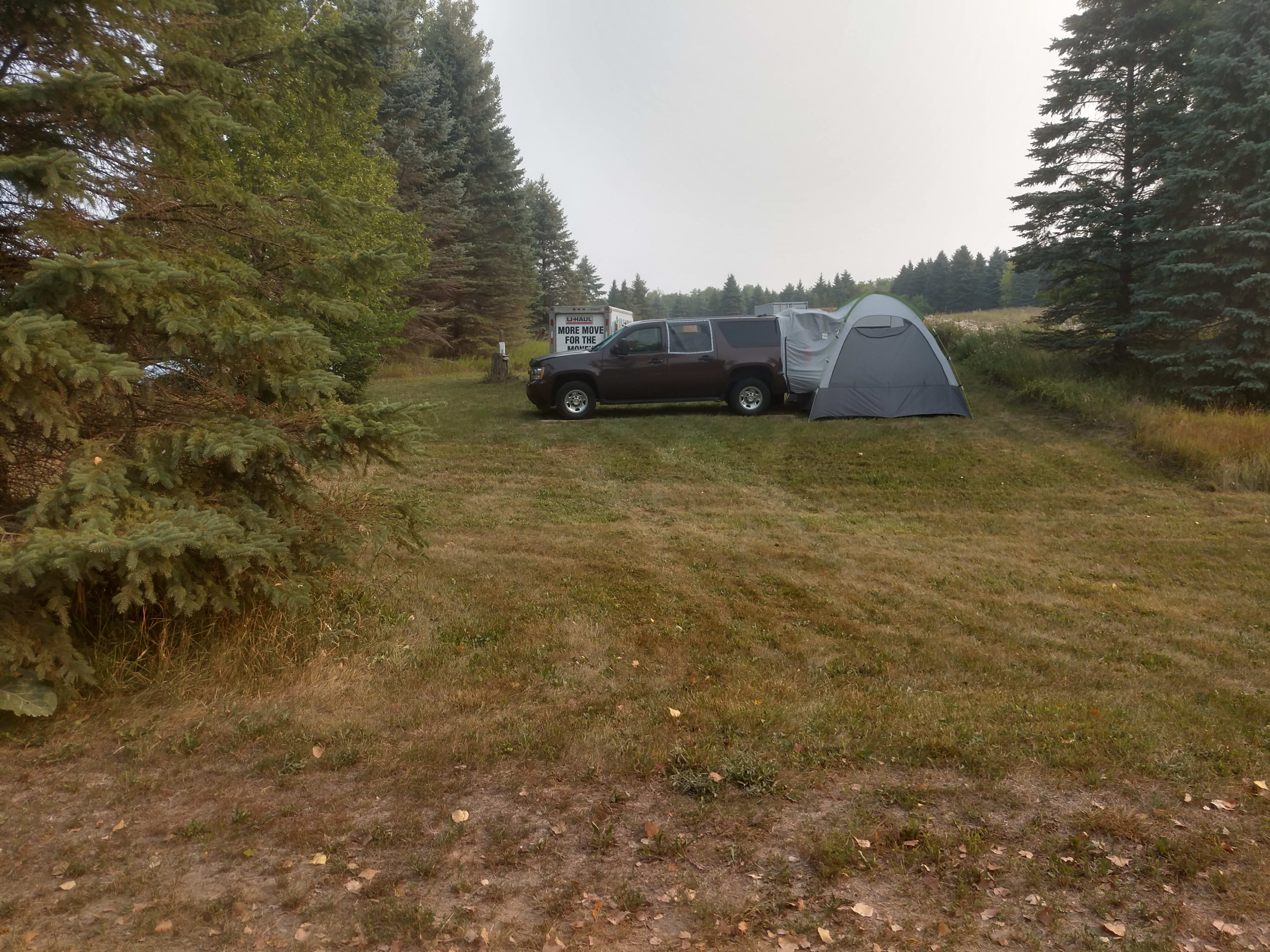 Little campsite on the hill