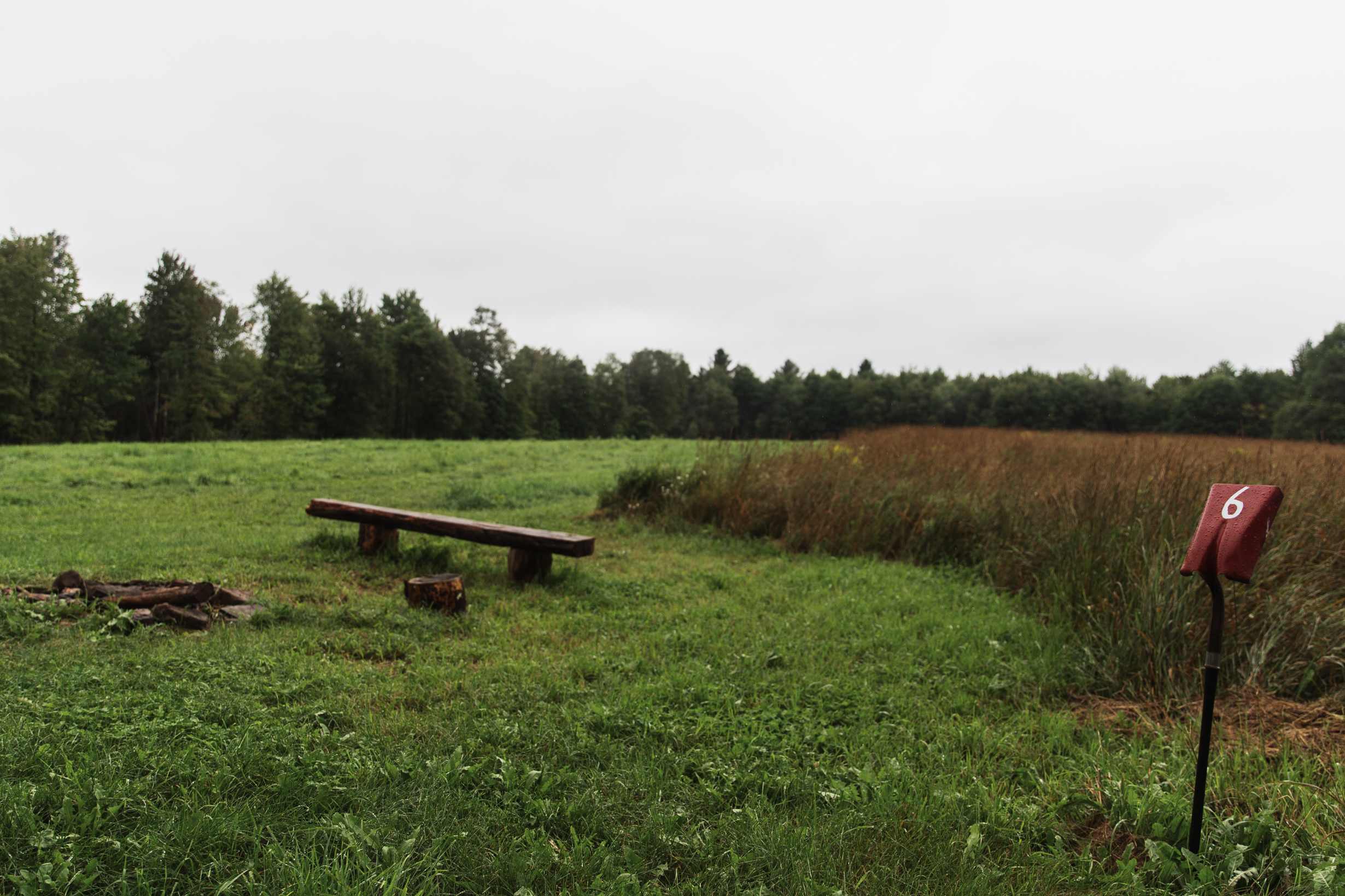 Site #6 was on the other side of the field from where we stayed at site seven, but was just as charming! 