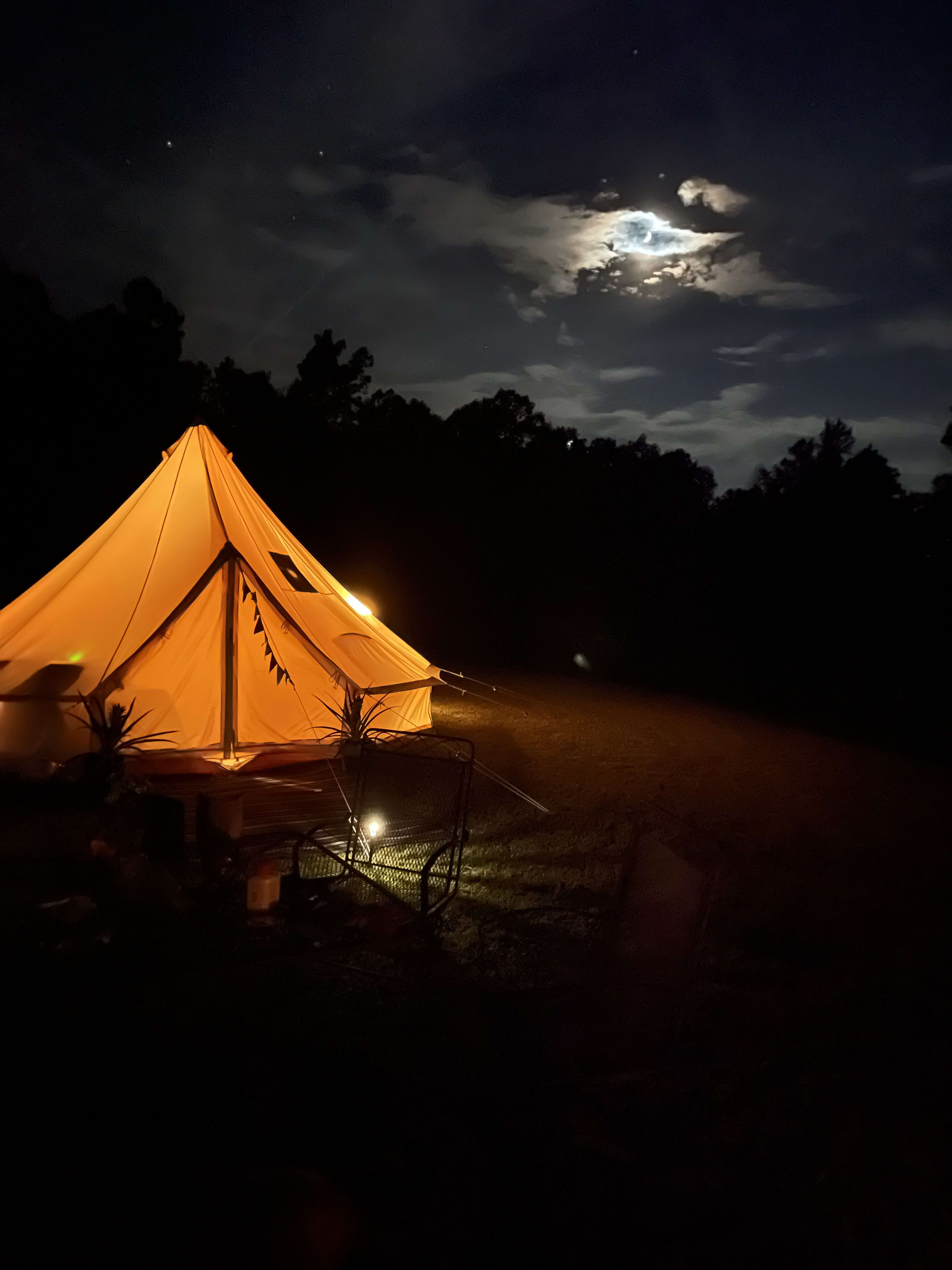 Glamping in the Ouachita Mountains