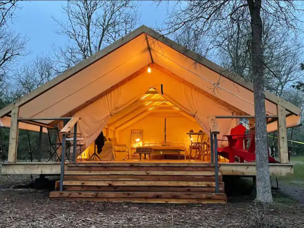 Lake front glamping A/C FRENCH