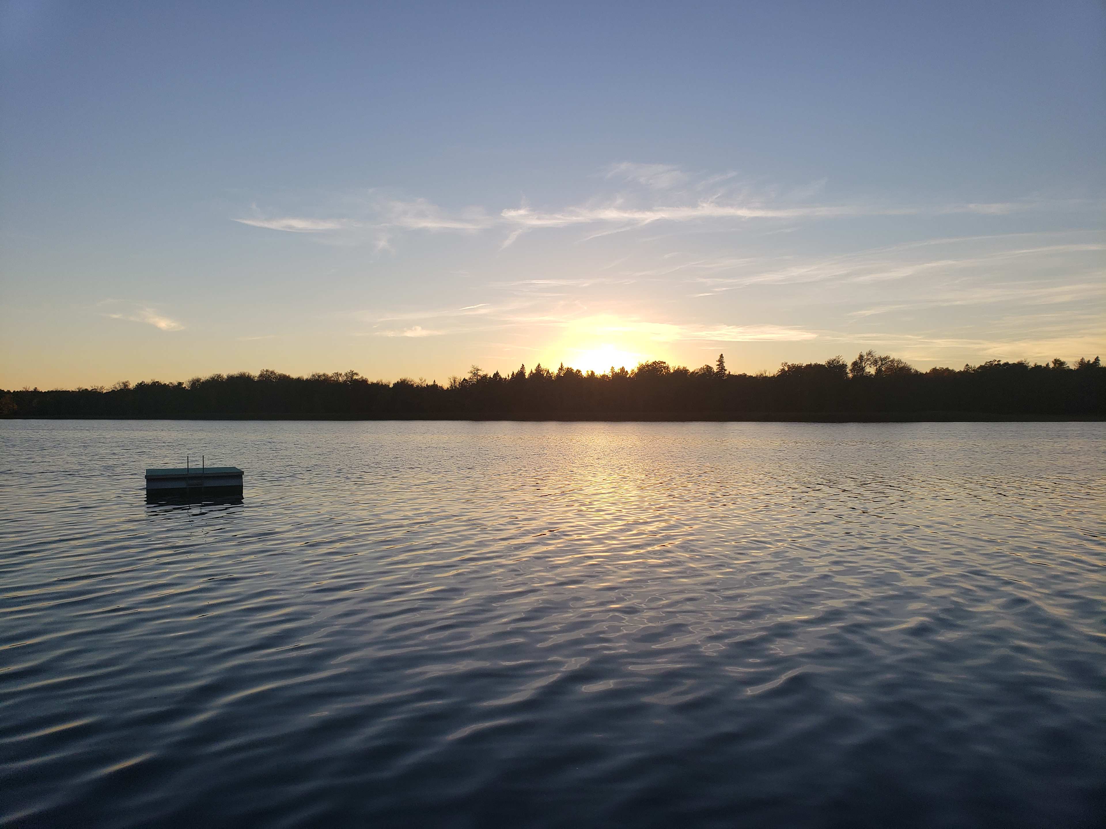 The views from the dock 