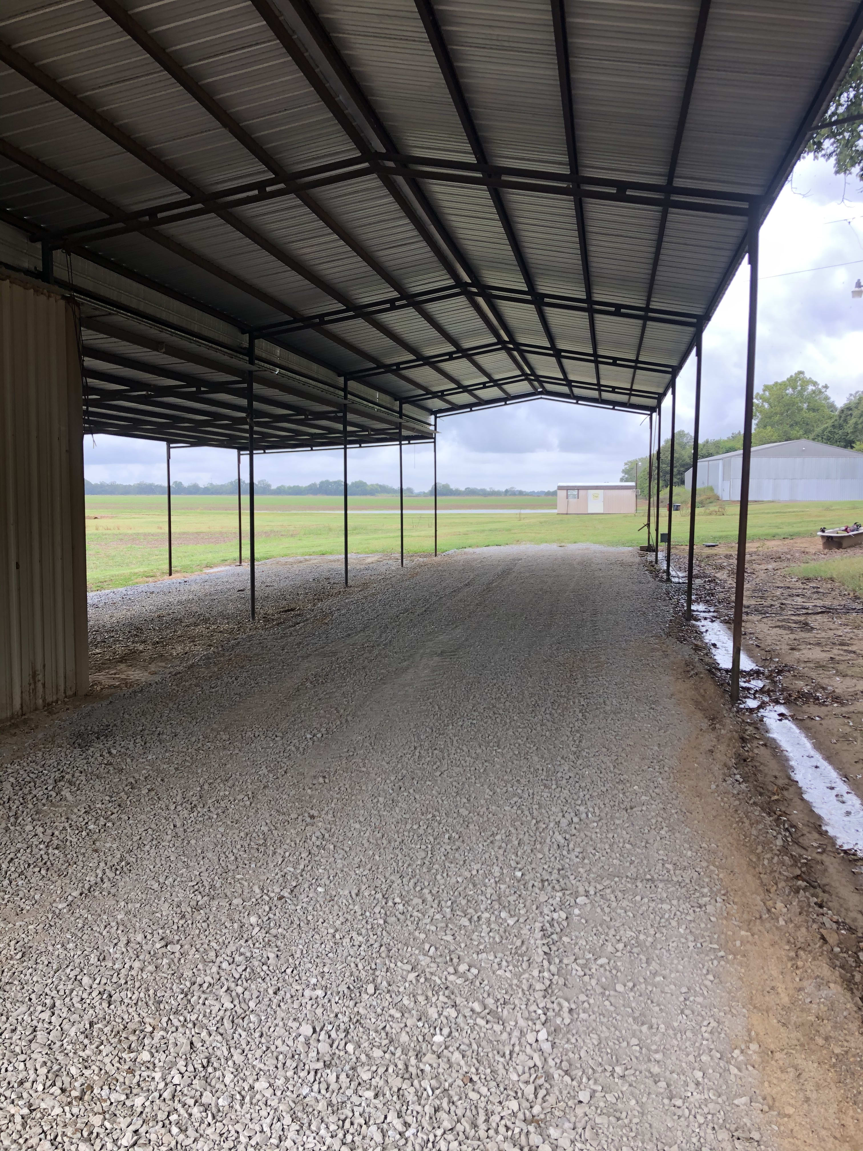 Covered shed for rv and vehicles