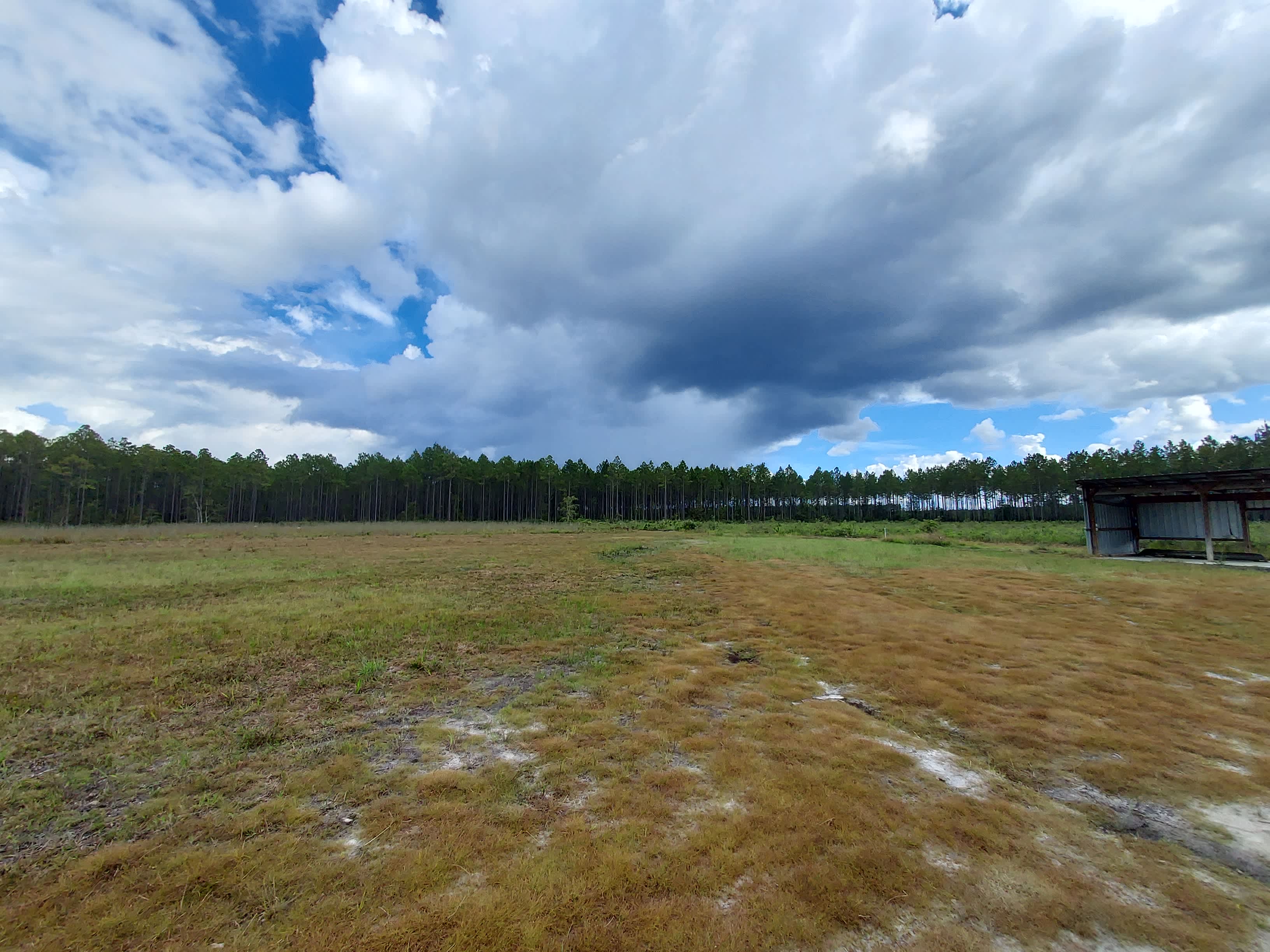 Shed area for camping
