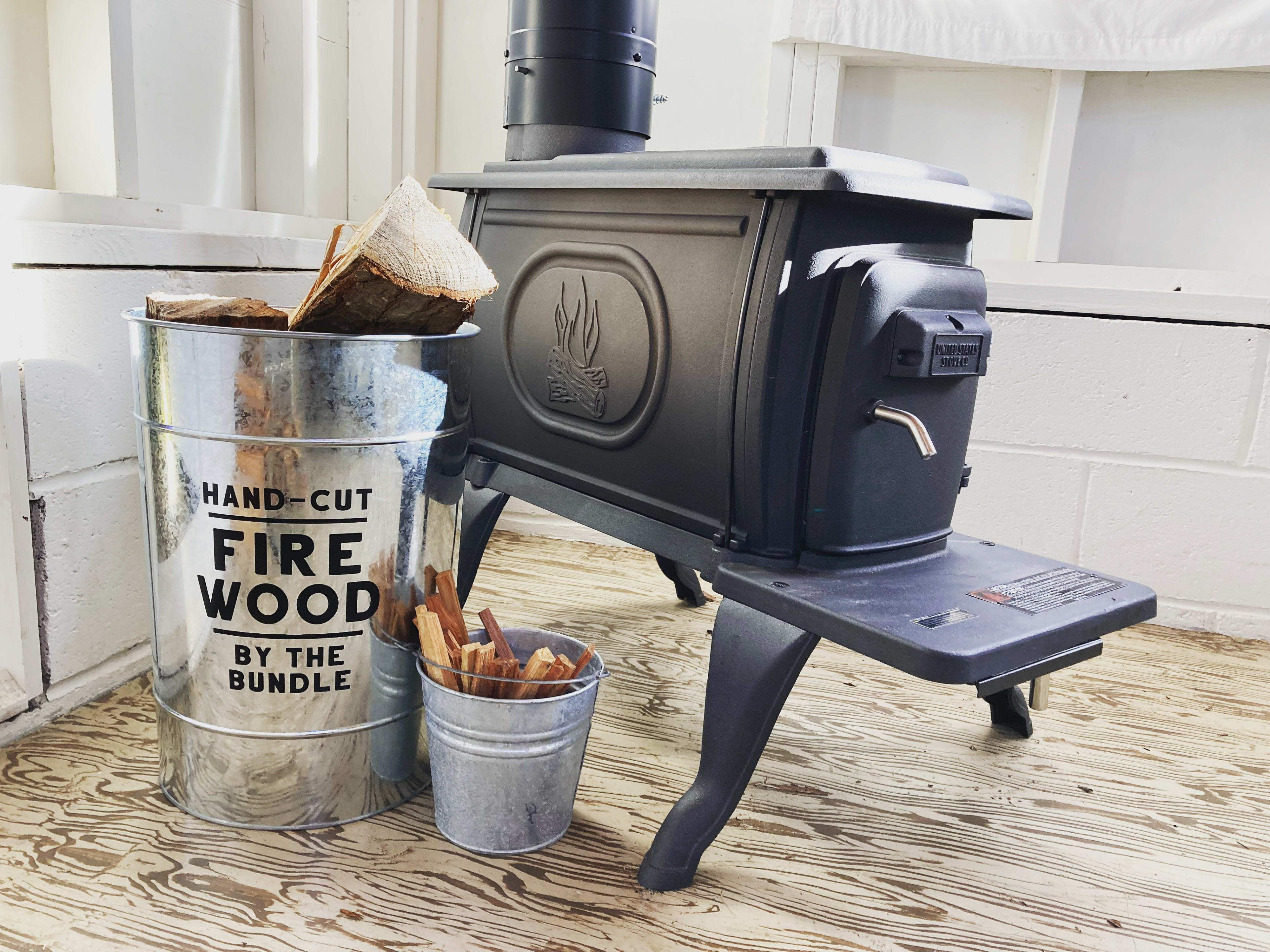 New Addition: Woodstove to keep you warm and cozy inside even when the temperature drops outside. 