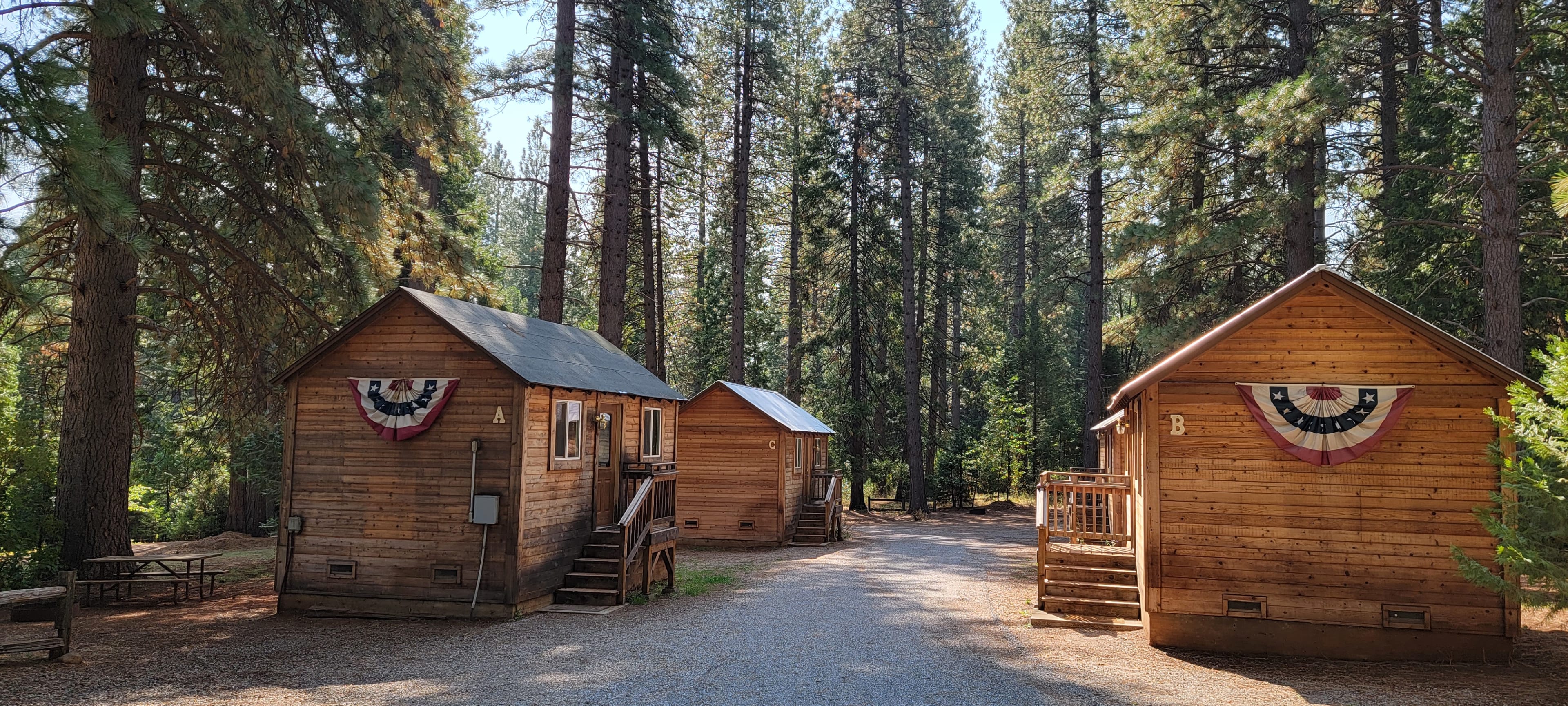 Camping Cabin A, Creek Lake, Lassen