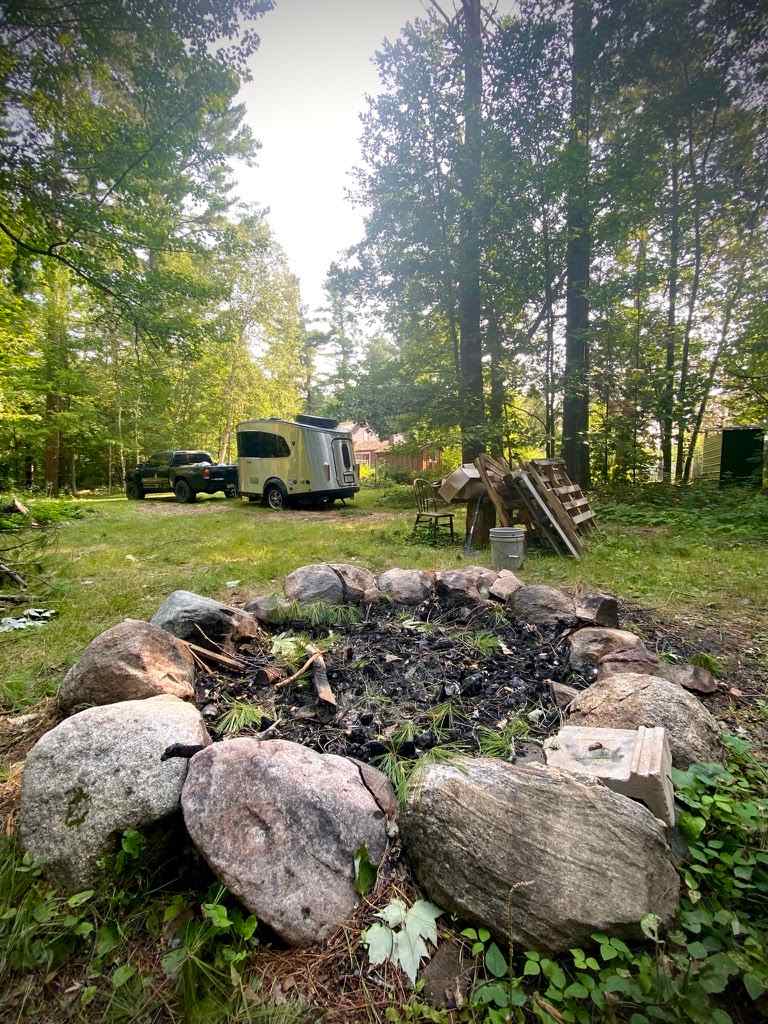 Large fire pit