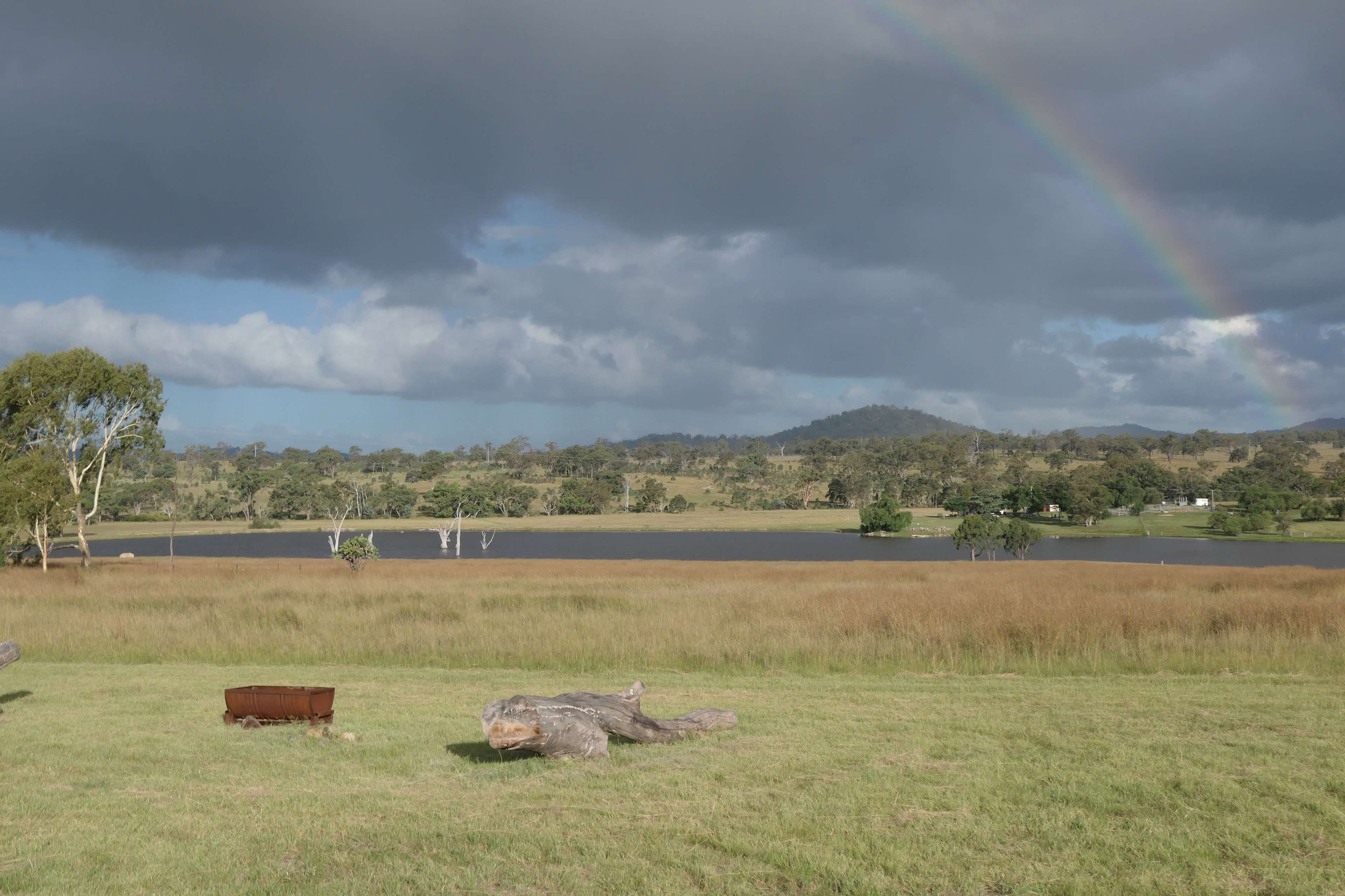 Our view from the top of the hill