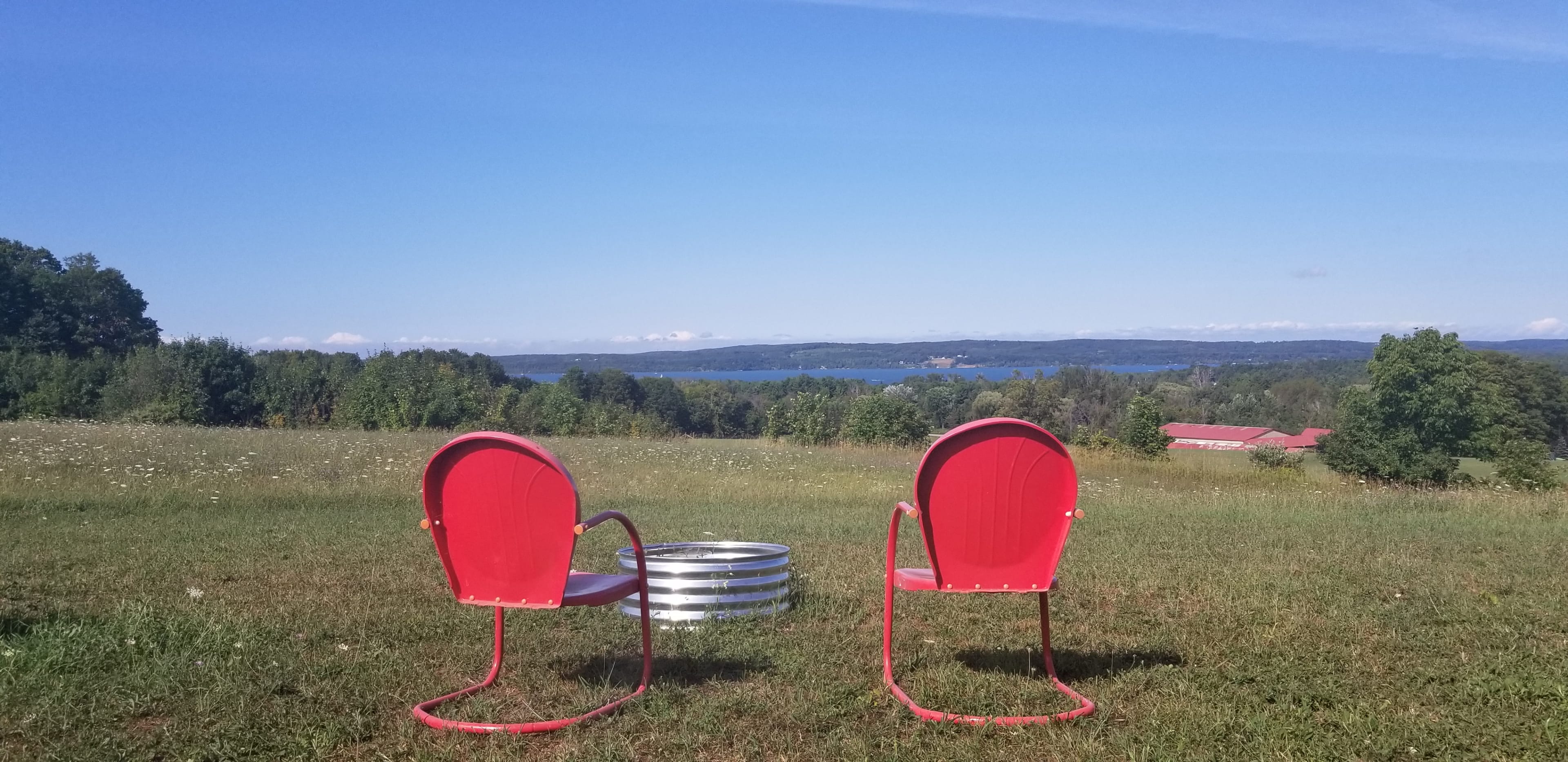 Lake Charlevoix vacation overlook