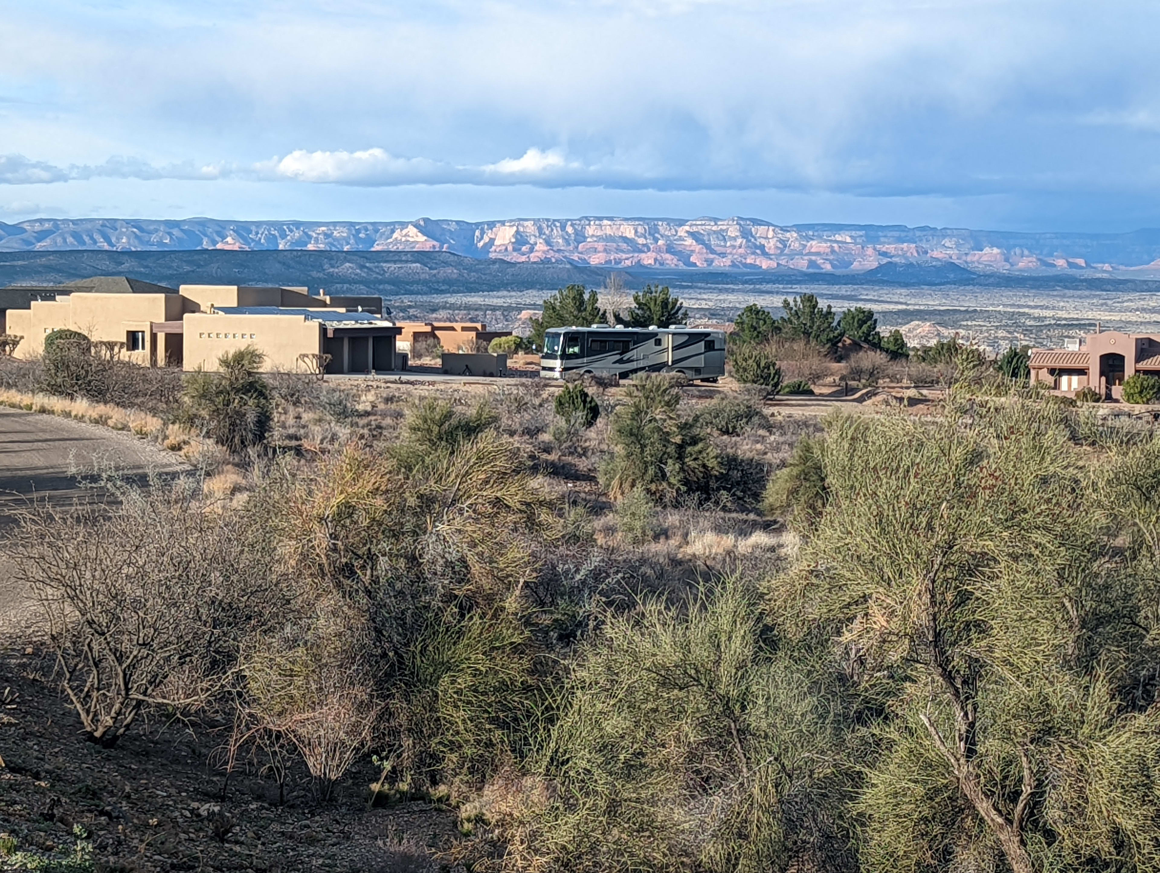 Spectacular panoramic views of the Sedona Red Rocks, Verde Valley, and Mingus Mountain.