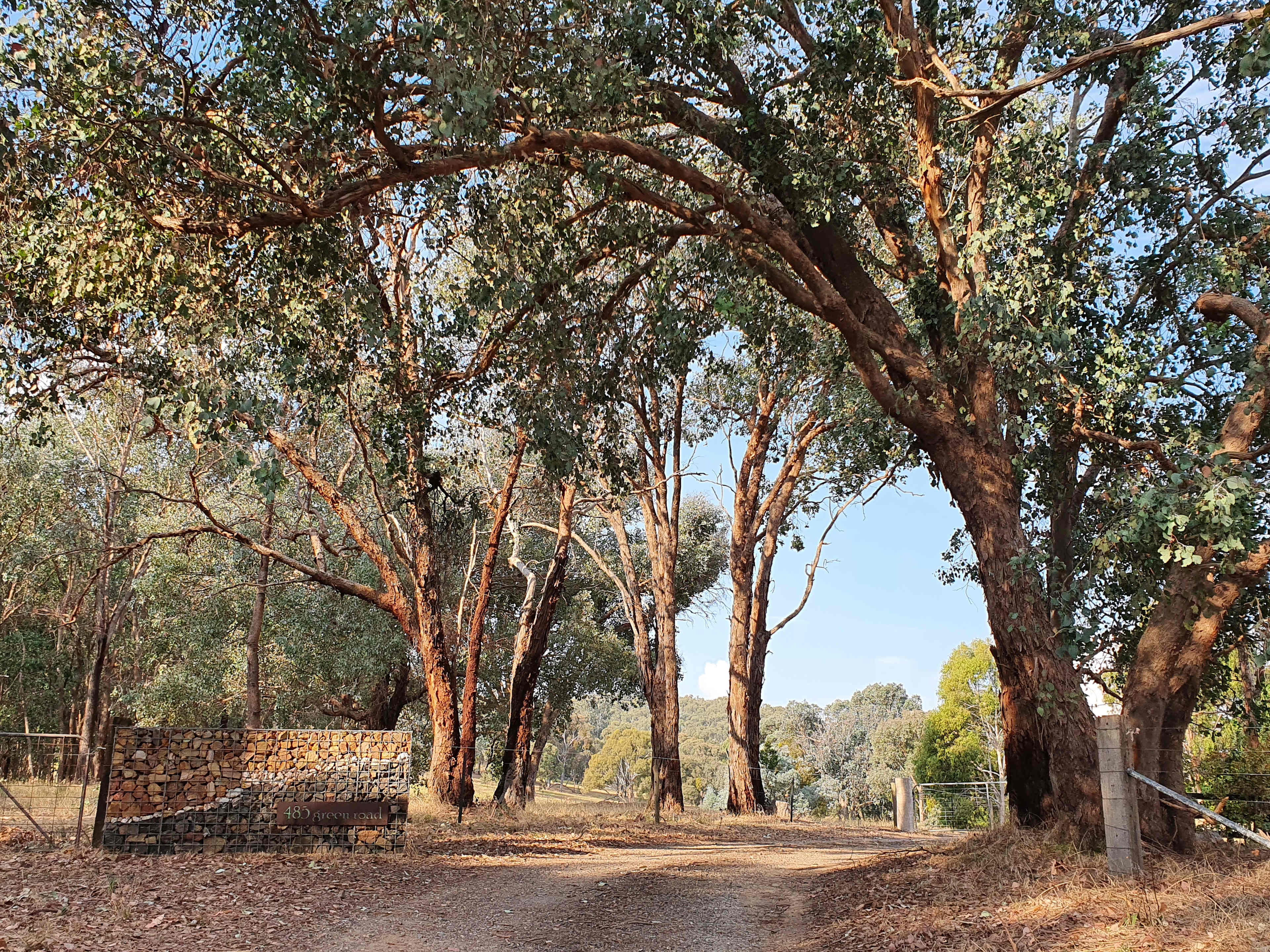 Front gateway entry to Molyullah Farm 