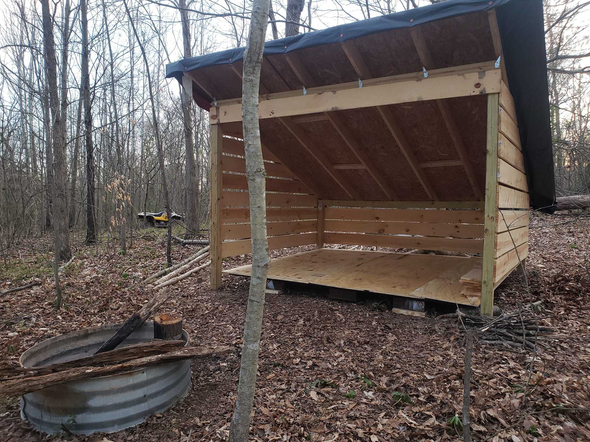 The Addy camp site shelter