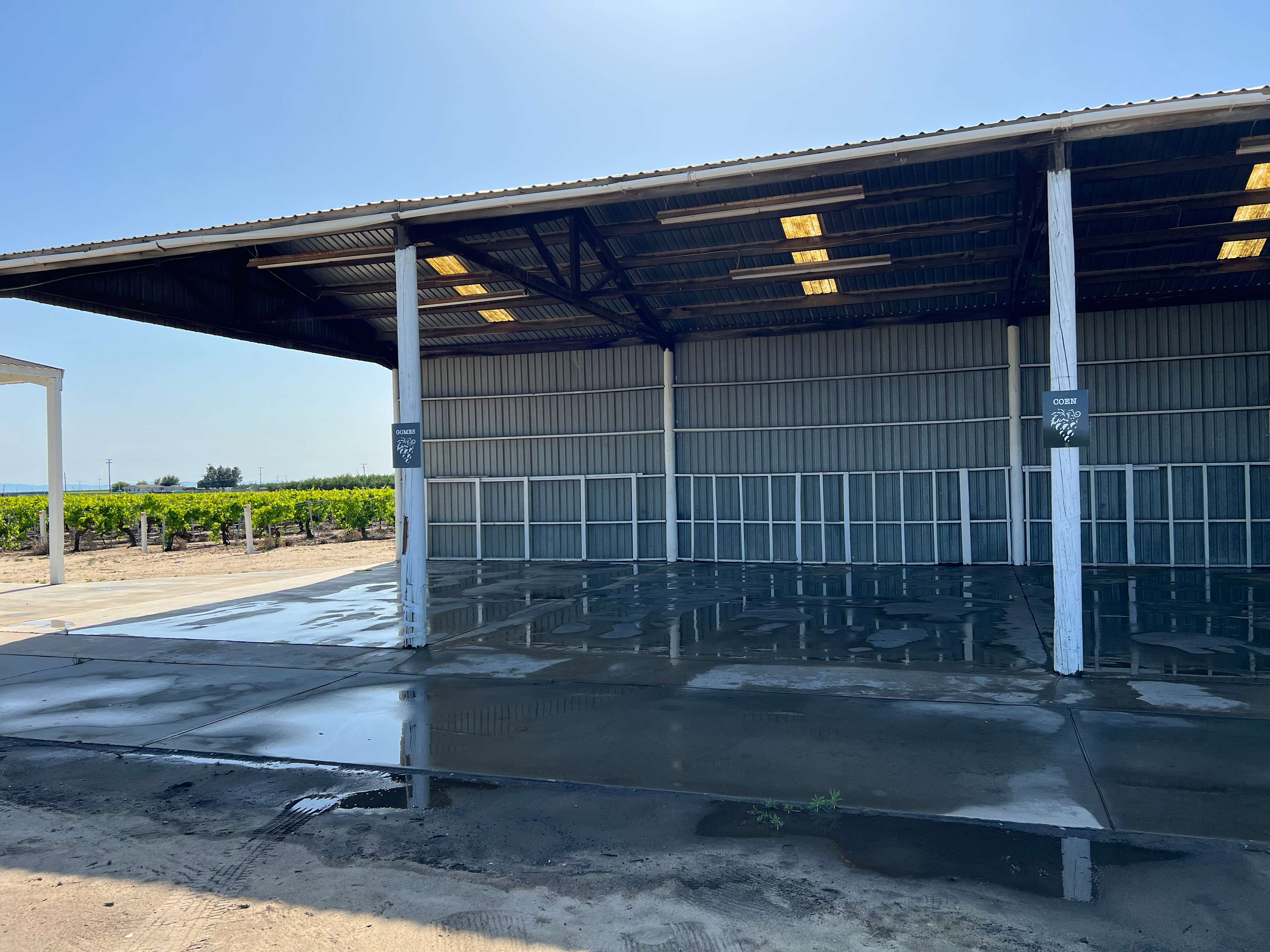 Covered camping space 20ft wide X 30ft deep