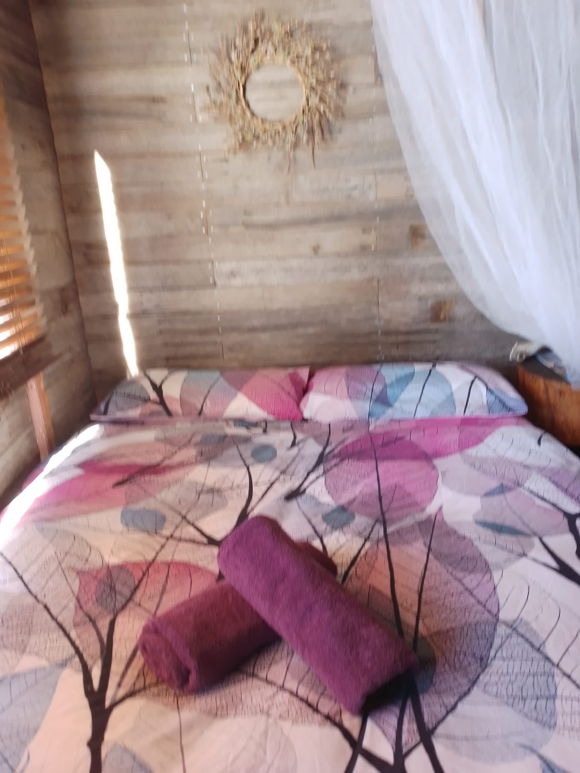 I provide clean linen and blankets and quilts.  A fur throw for the colder nights.
