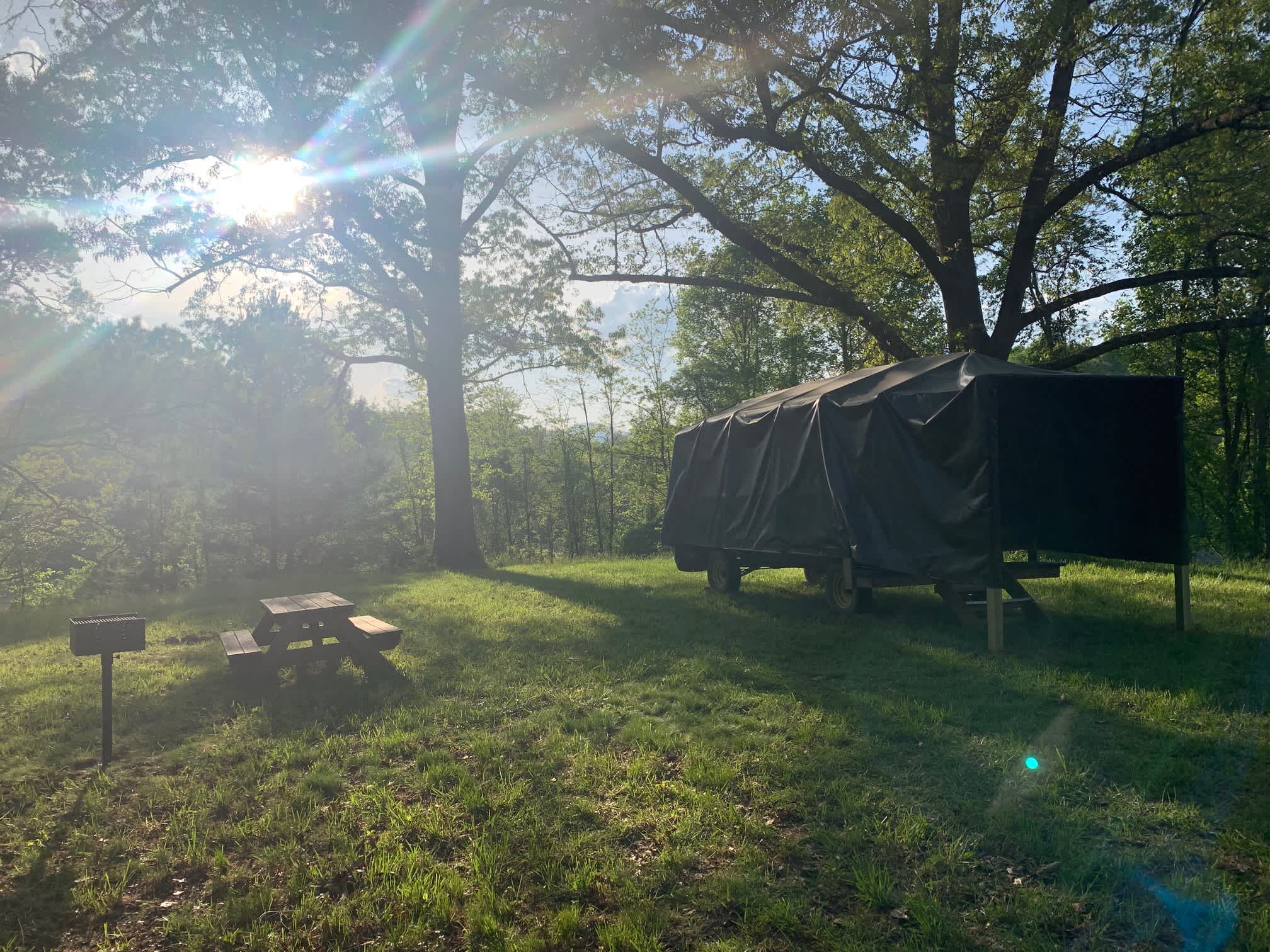 Riverside Camping on the Farm