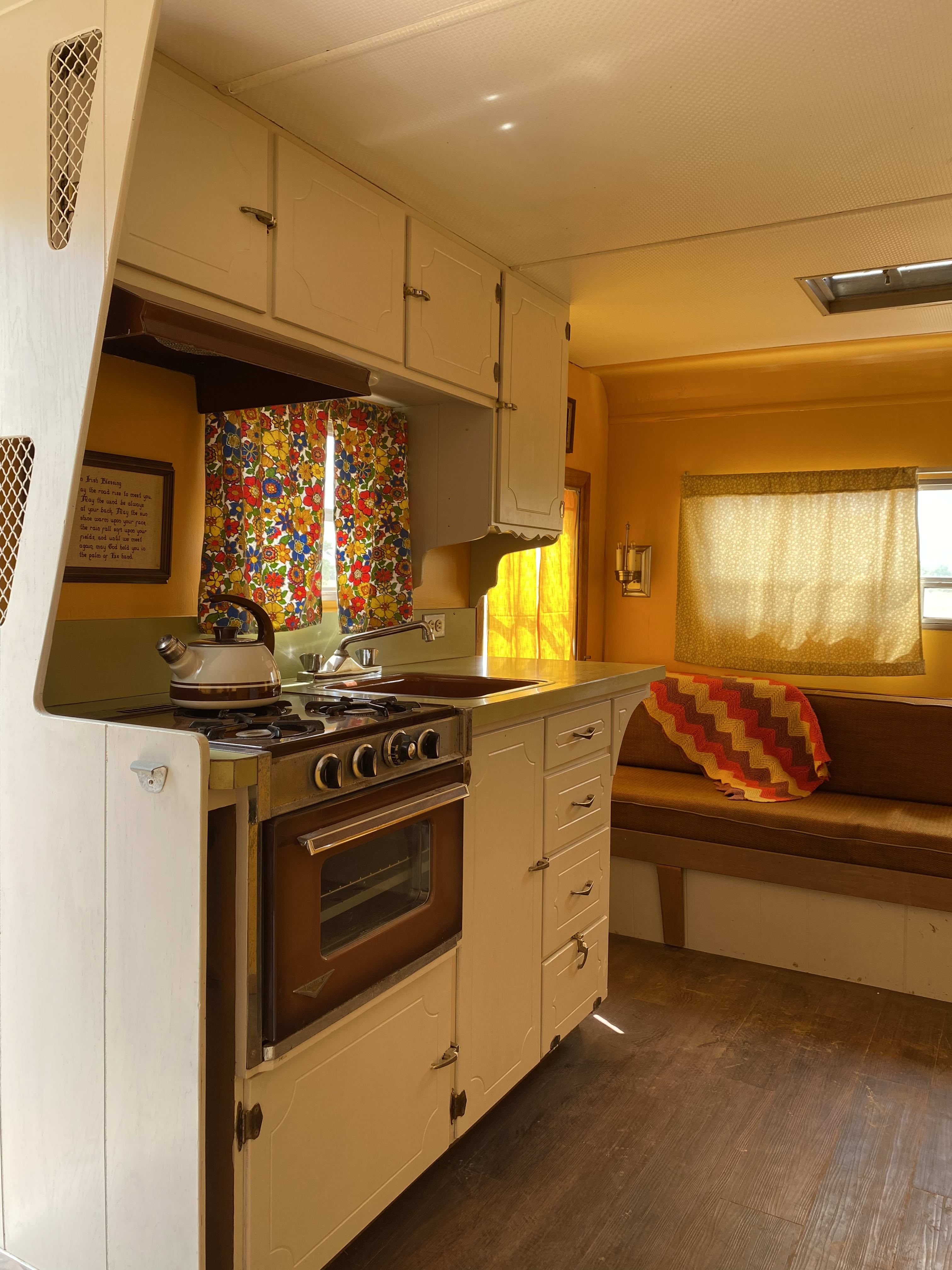 Enjoy the comforts of the happy hippie camper! 