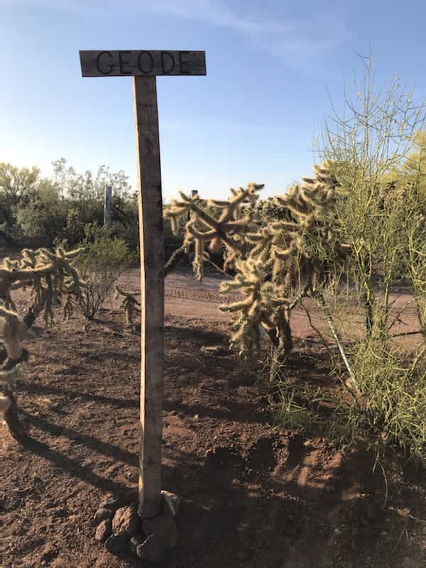Geode camp site
