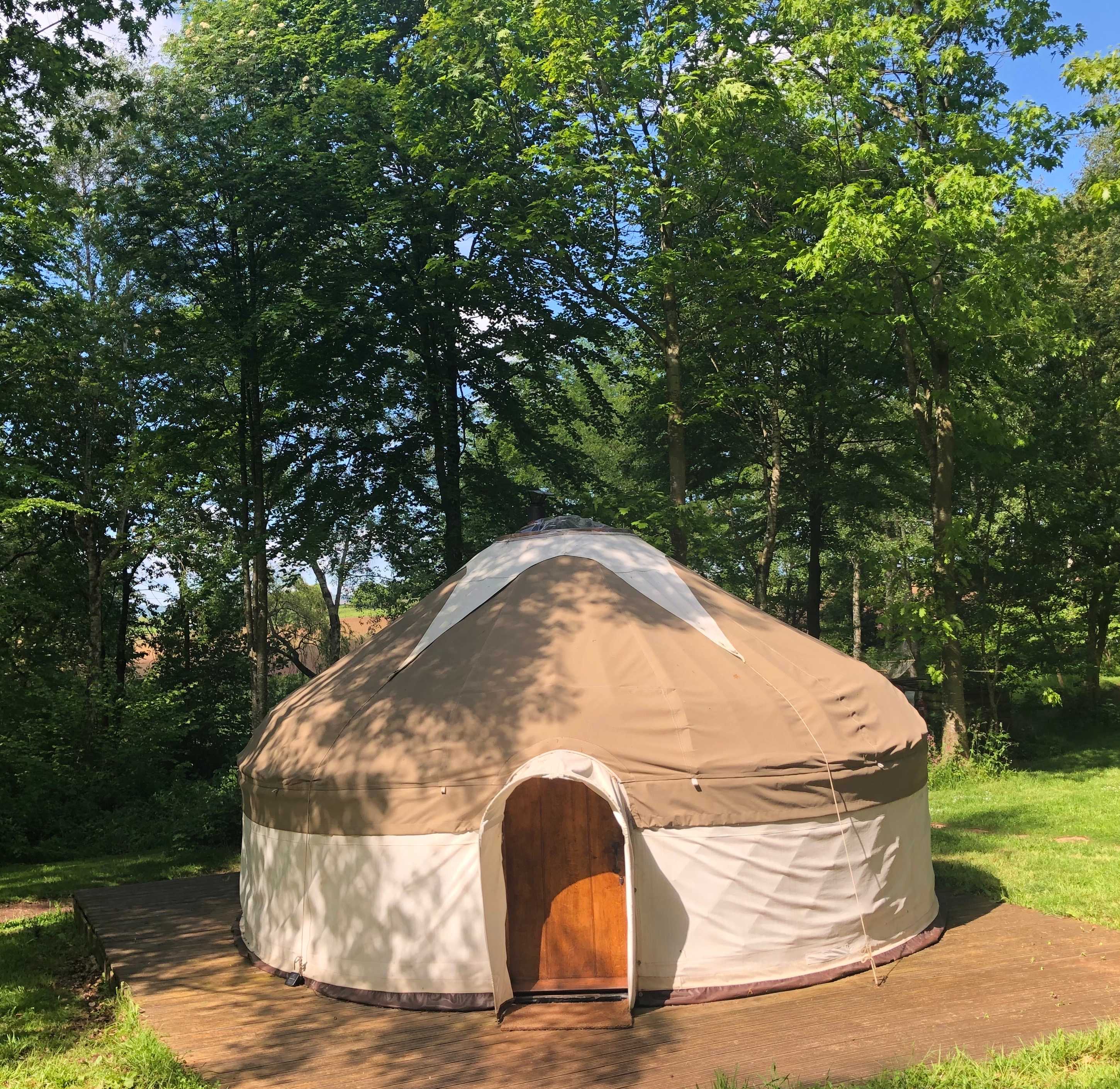Little Owl Yurt perfect for a family of 4 or 5