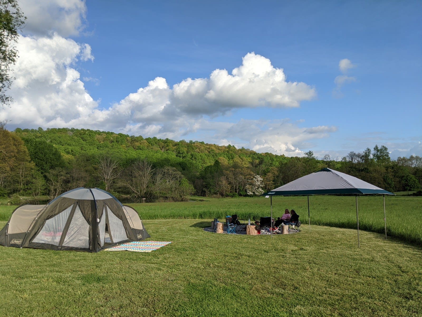 Camping with Farm Pasture Views