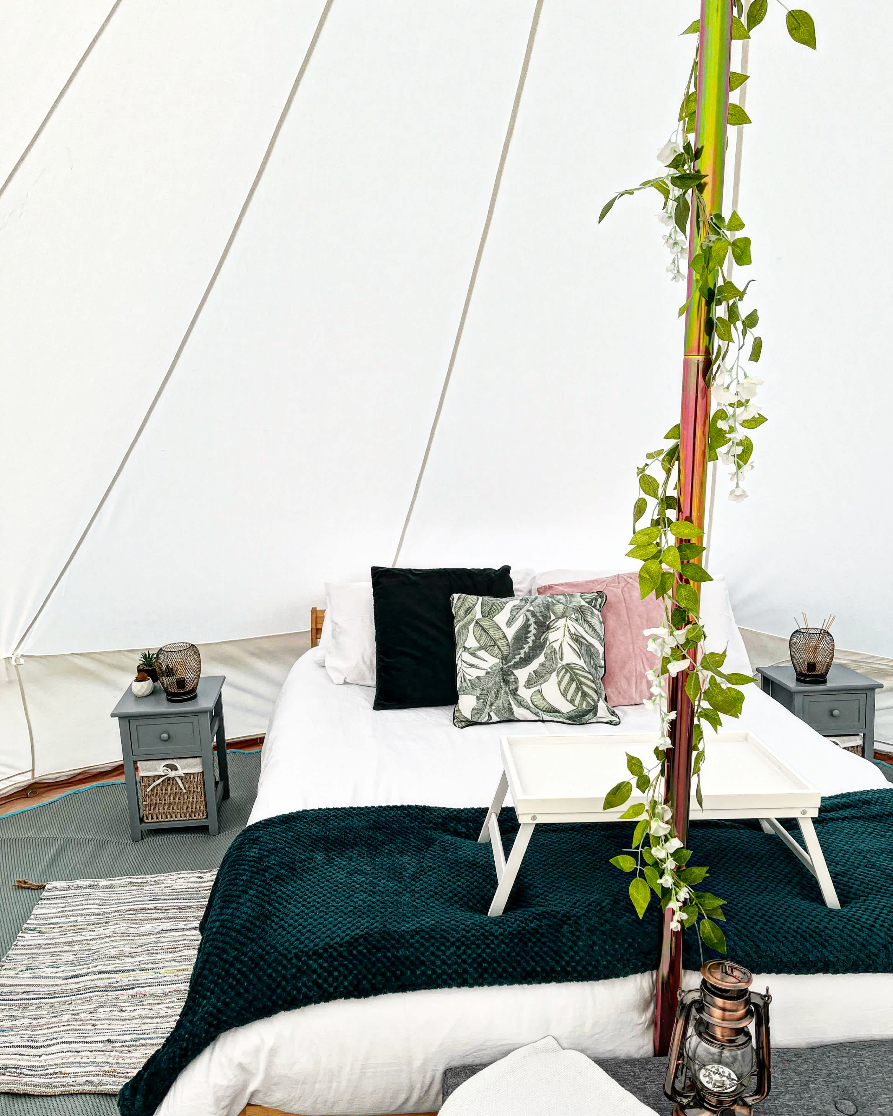 5M Deluxe bell tent interior