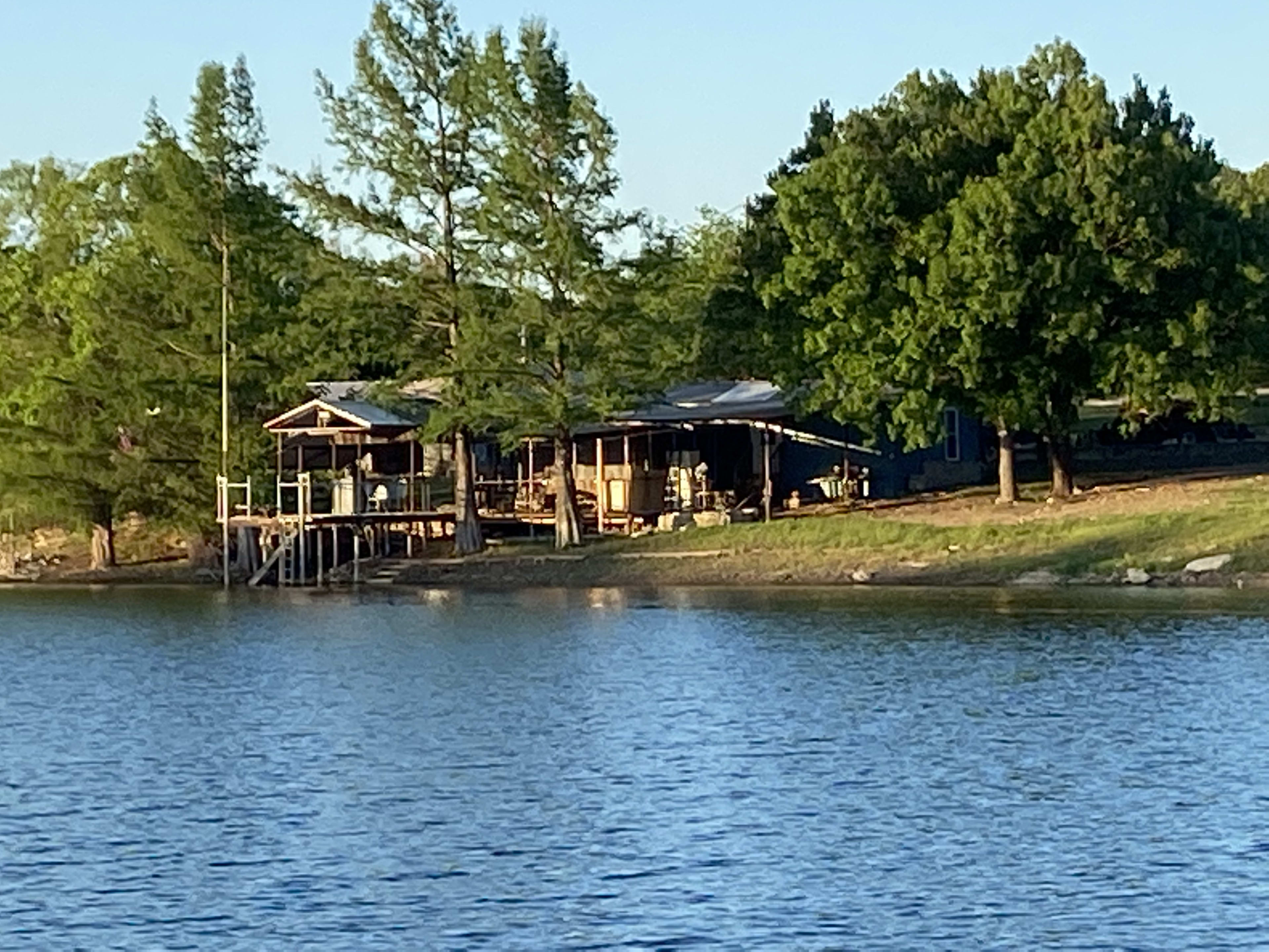 Back porch and dock