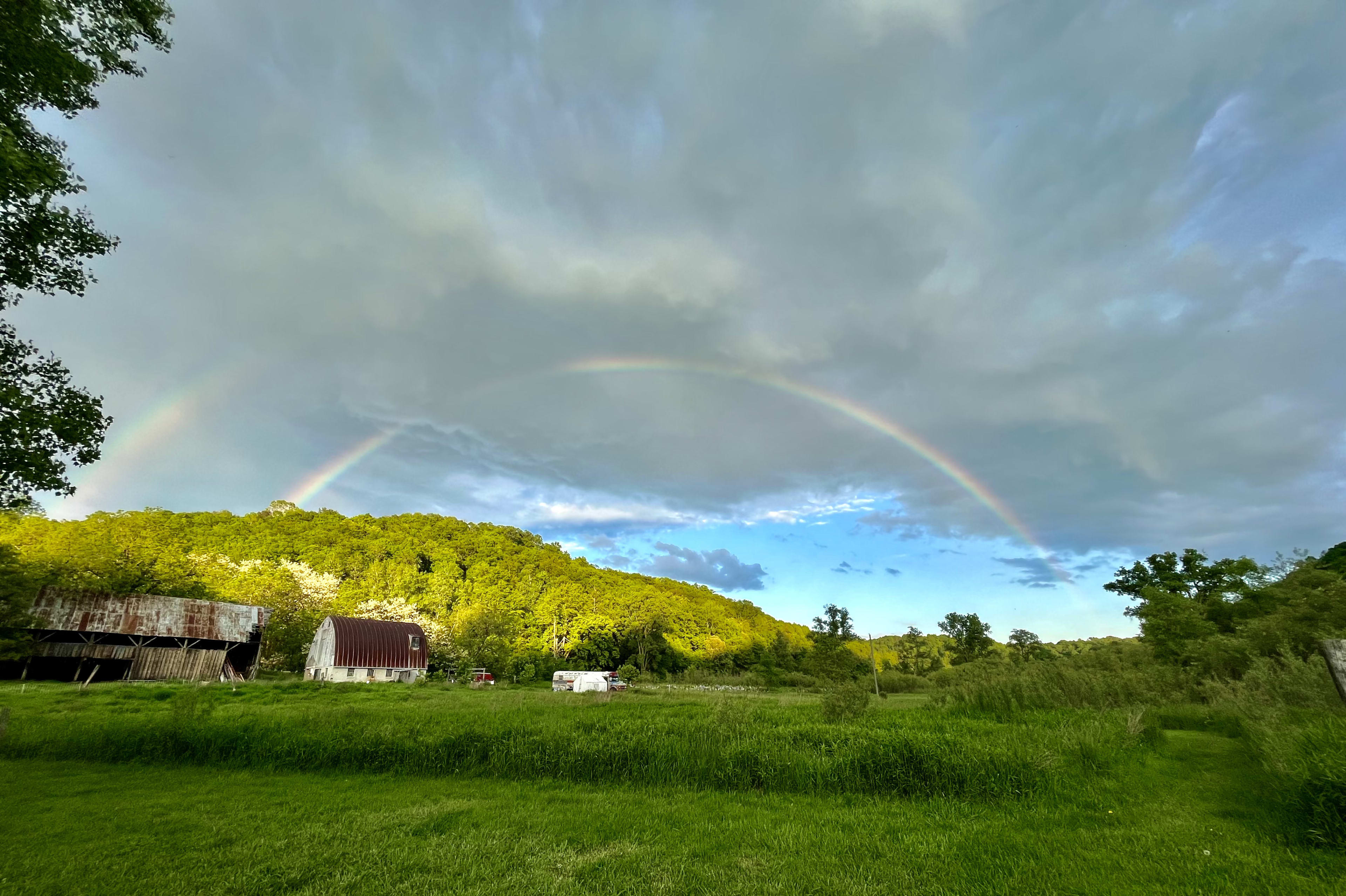 Double rainbow over Rainbow Ridge!
