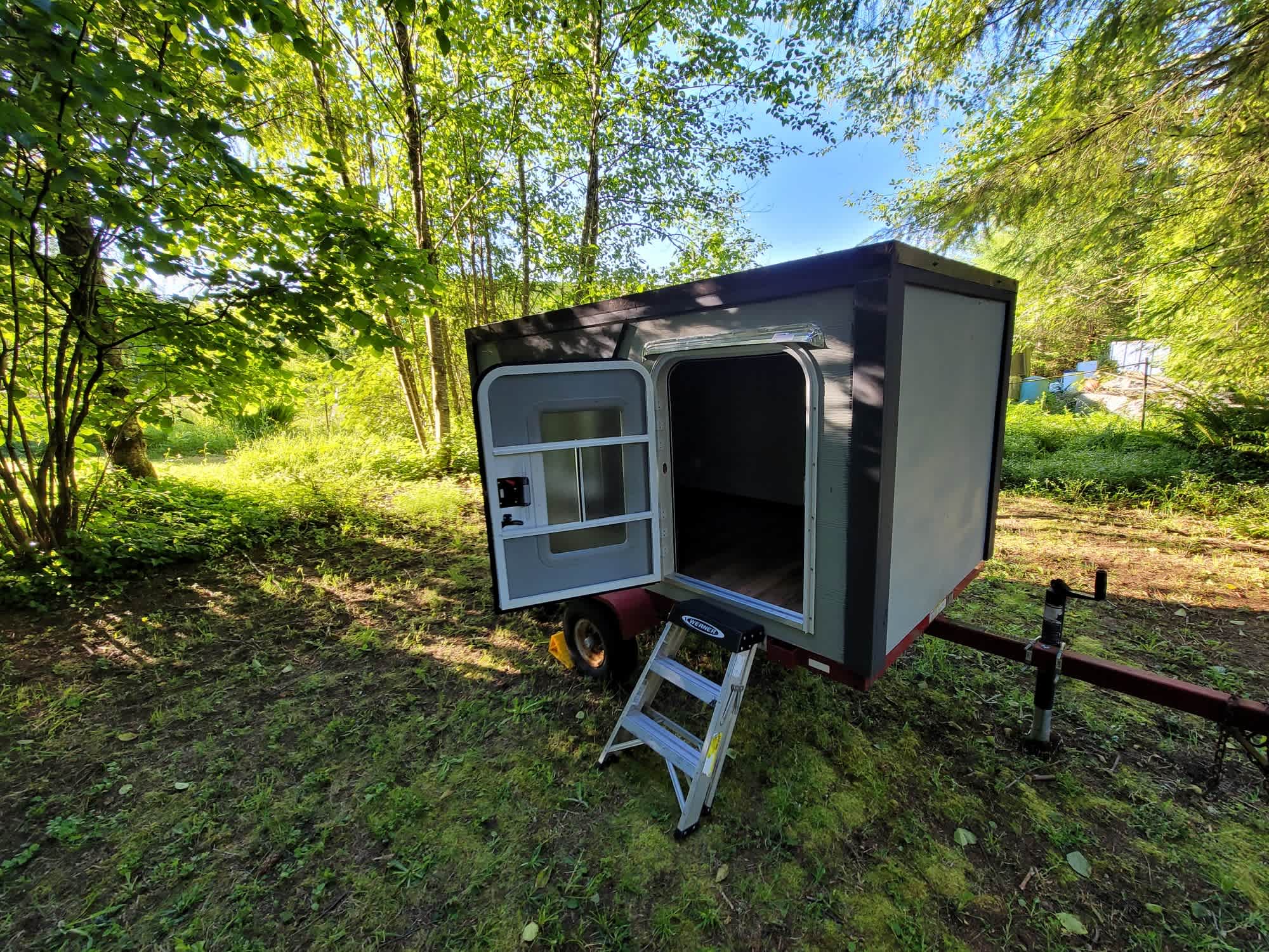 Camper trailer at site 4