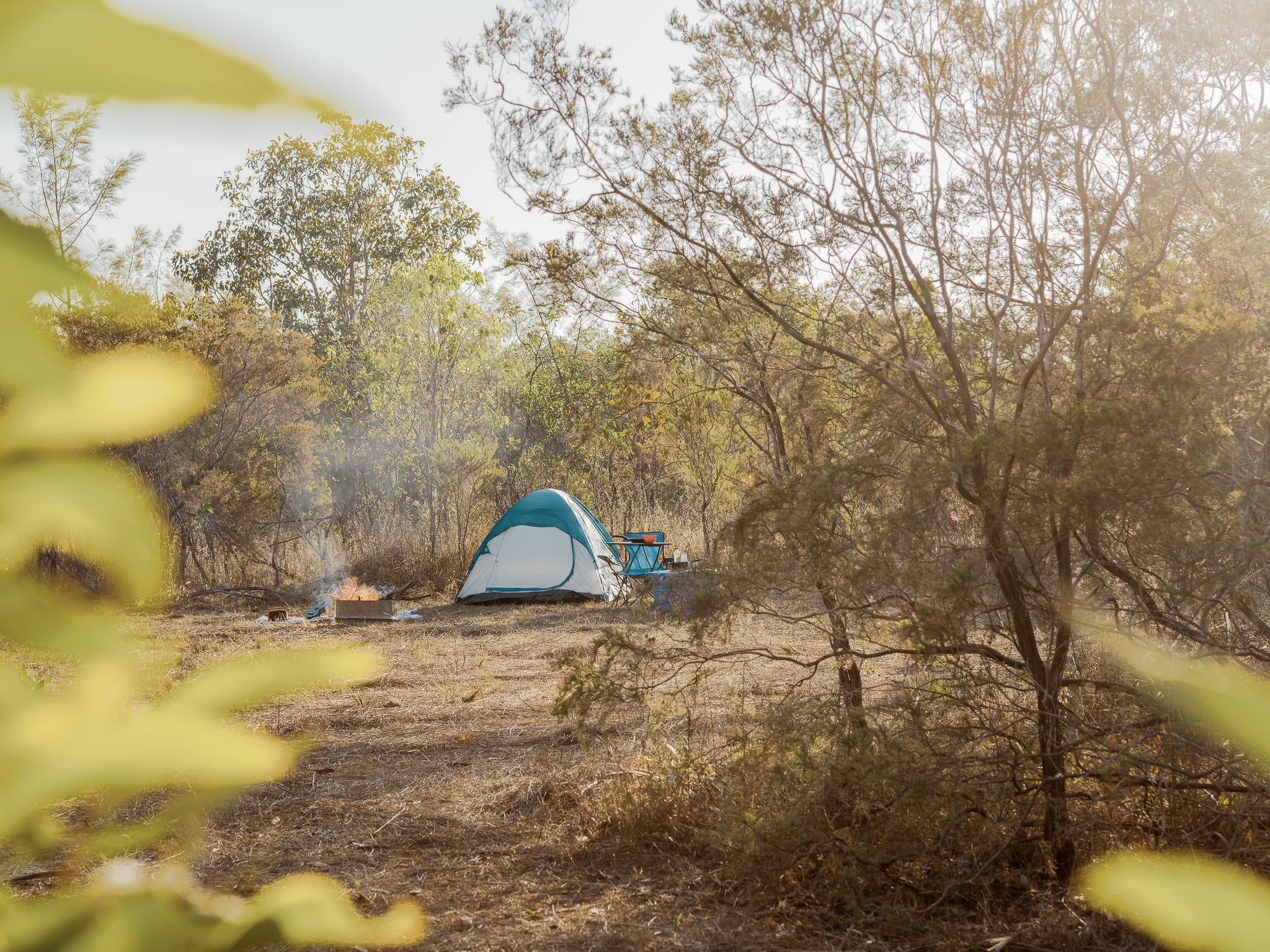 Bush camping at its finest.