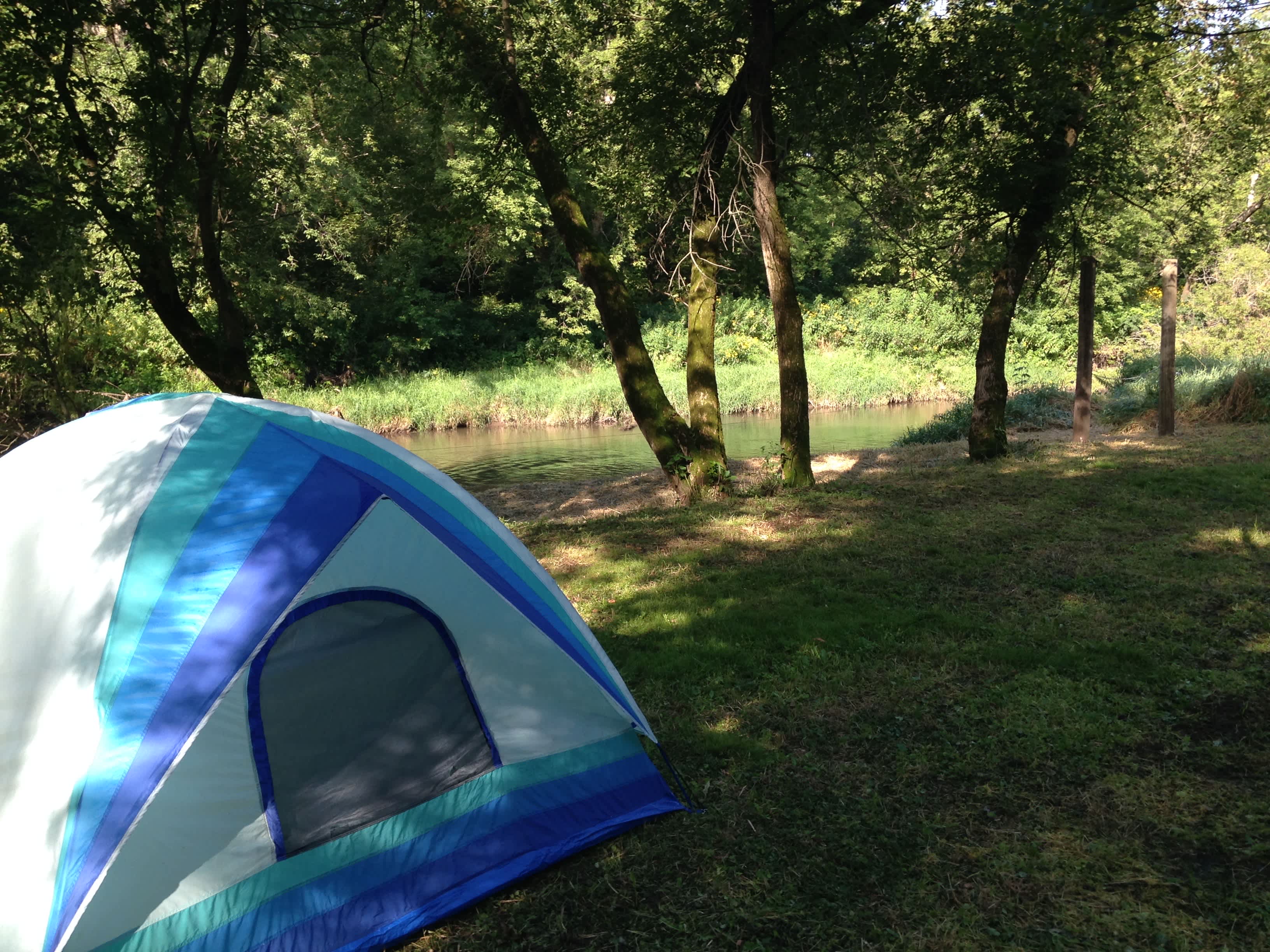 Site #3 - Tenting along the river
