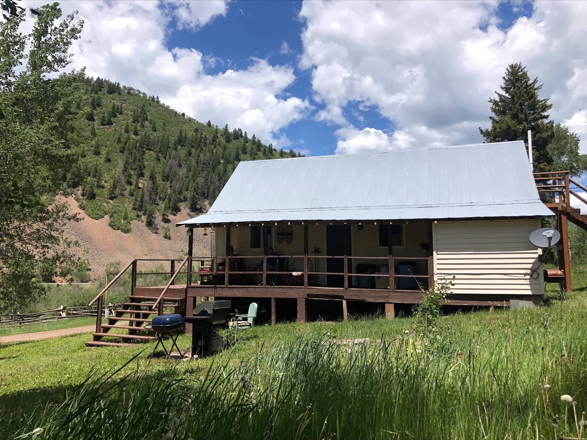 Cabin on the river at Welder Ranch
